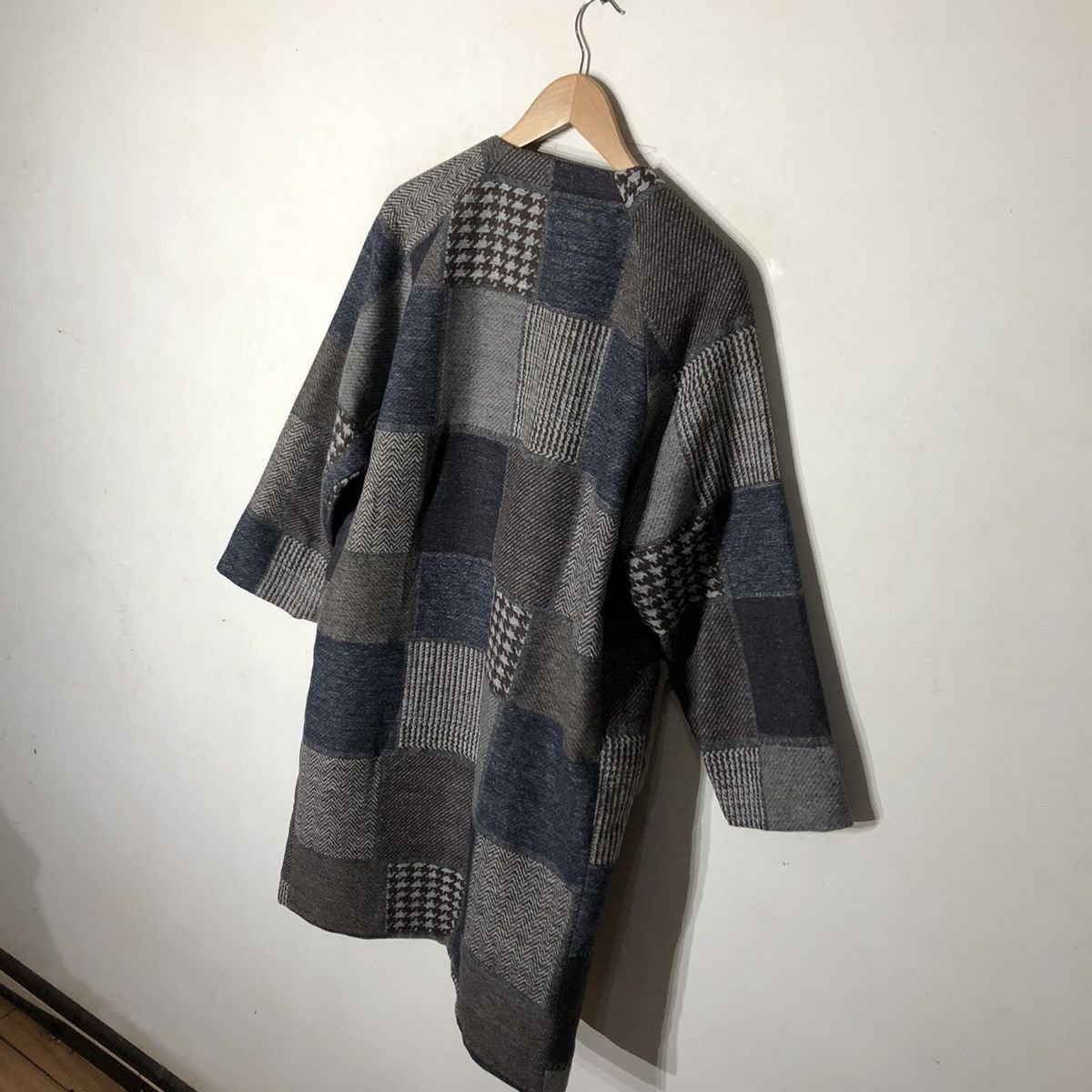 Japanese Brand MASSIVE Long Jacket Patch Work Inspired by Kapital Japan Size US M / EU 48-50 / 2 - 10 Thumbnail