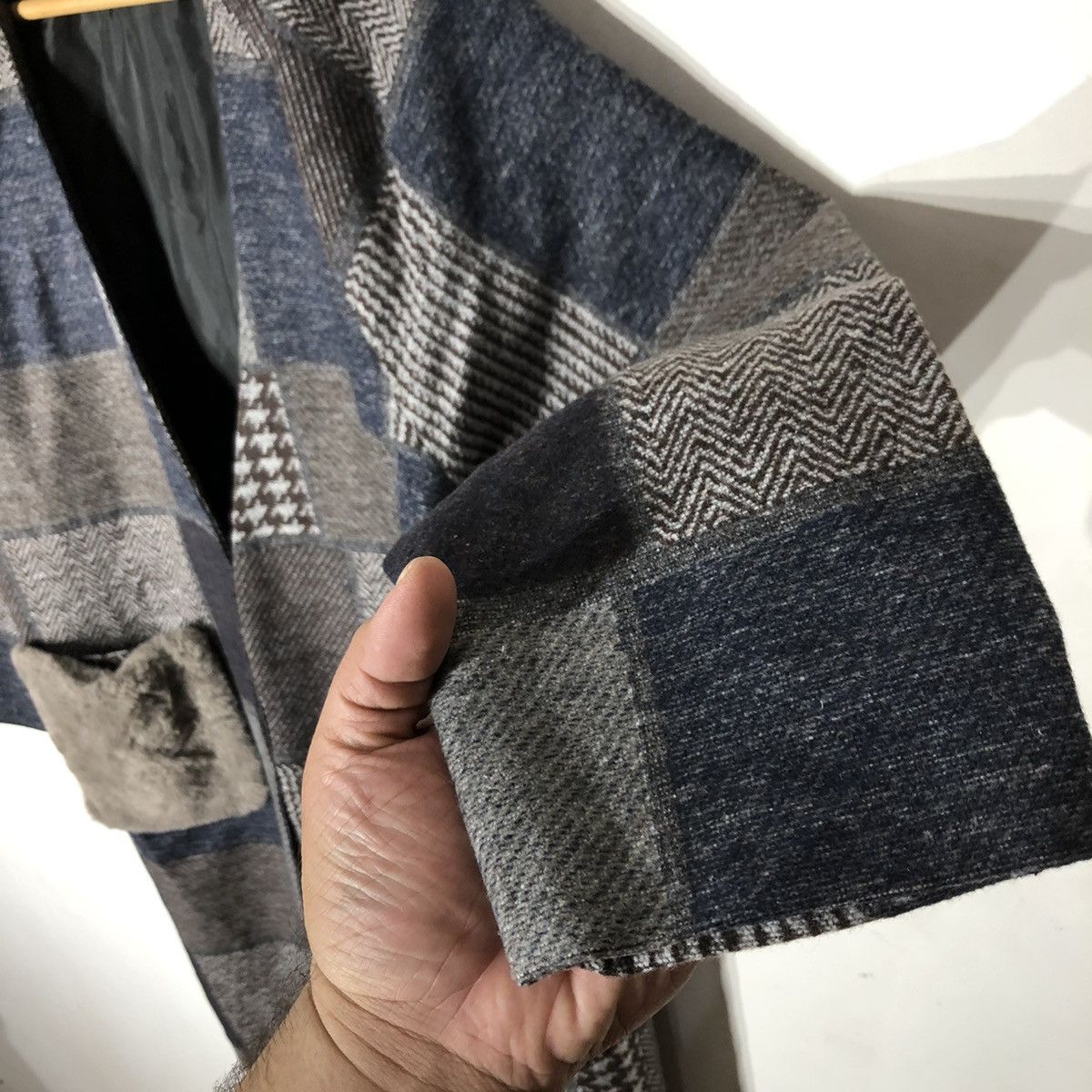 Japanese Brand MASSIVE Long Jacket Patch Work Inspired by Kapital Japan Size US M / EU 48-50 / 2 - 8 Thumbnail