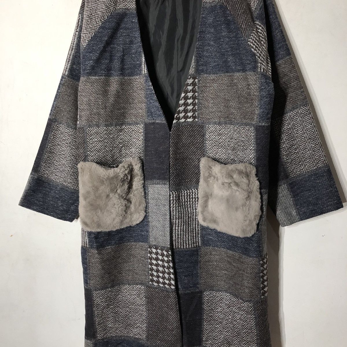 Japanese Brand MASSIVE Long Jacket Patch Work Inspired by Kapital Japan Size US M / EU 48-50 / 2 - 6 Thumbnail