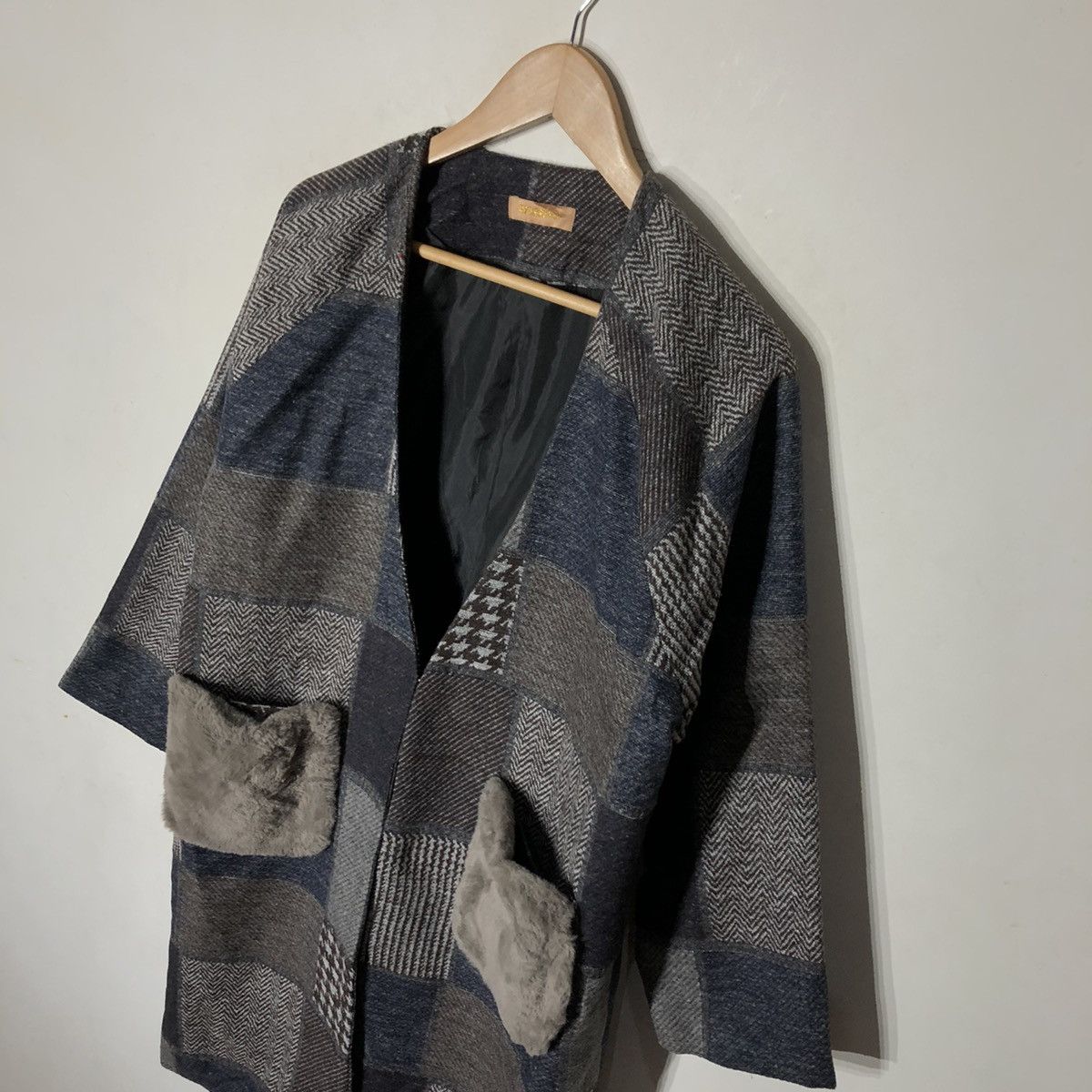Japanese Brand MASSIVE Long Jacket Patch Work Inspired by Kapital Japan Size US M / EU 48-50 / 2 - 5 Thumbnail
