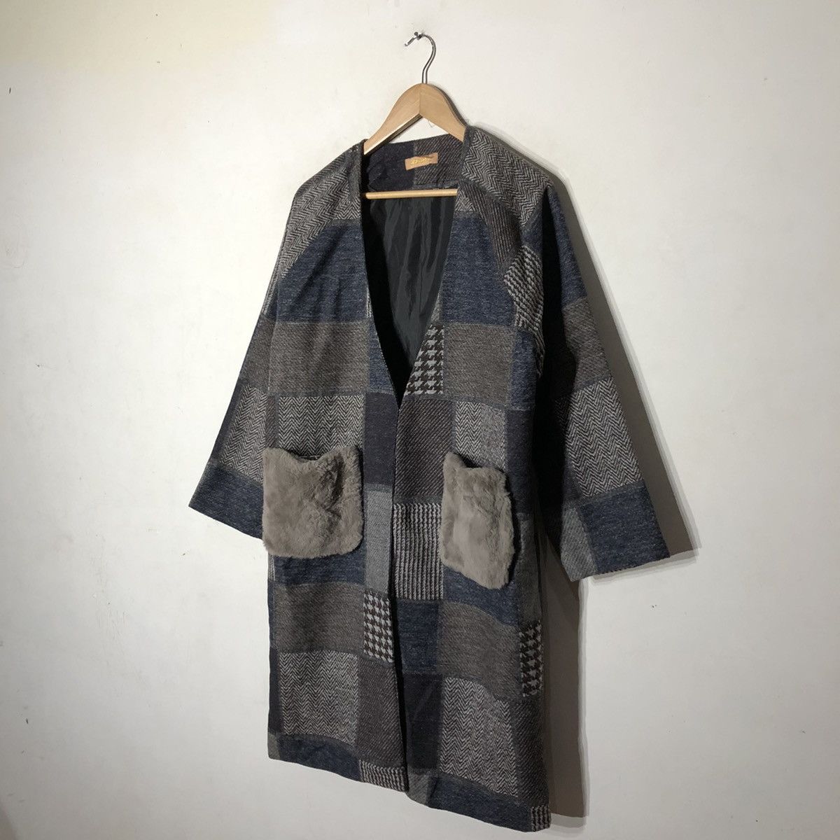 Japanese Brand MASSIVE Long Jacket Patch Work Inspired by Kapital Japan Size US M / EU 48-50 / 2 - 2 Thumbnail