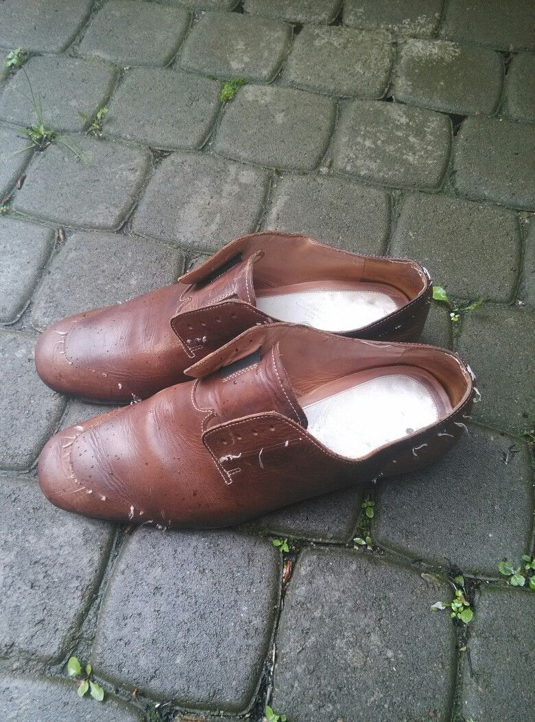 Maison Margiela Distressed leather derbies.Like GUIDI or Greg Lauren Size US 8 / EU 41 - 5 Thumbnail