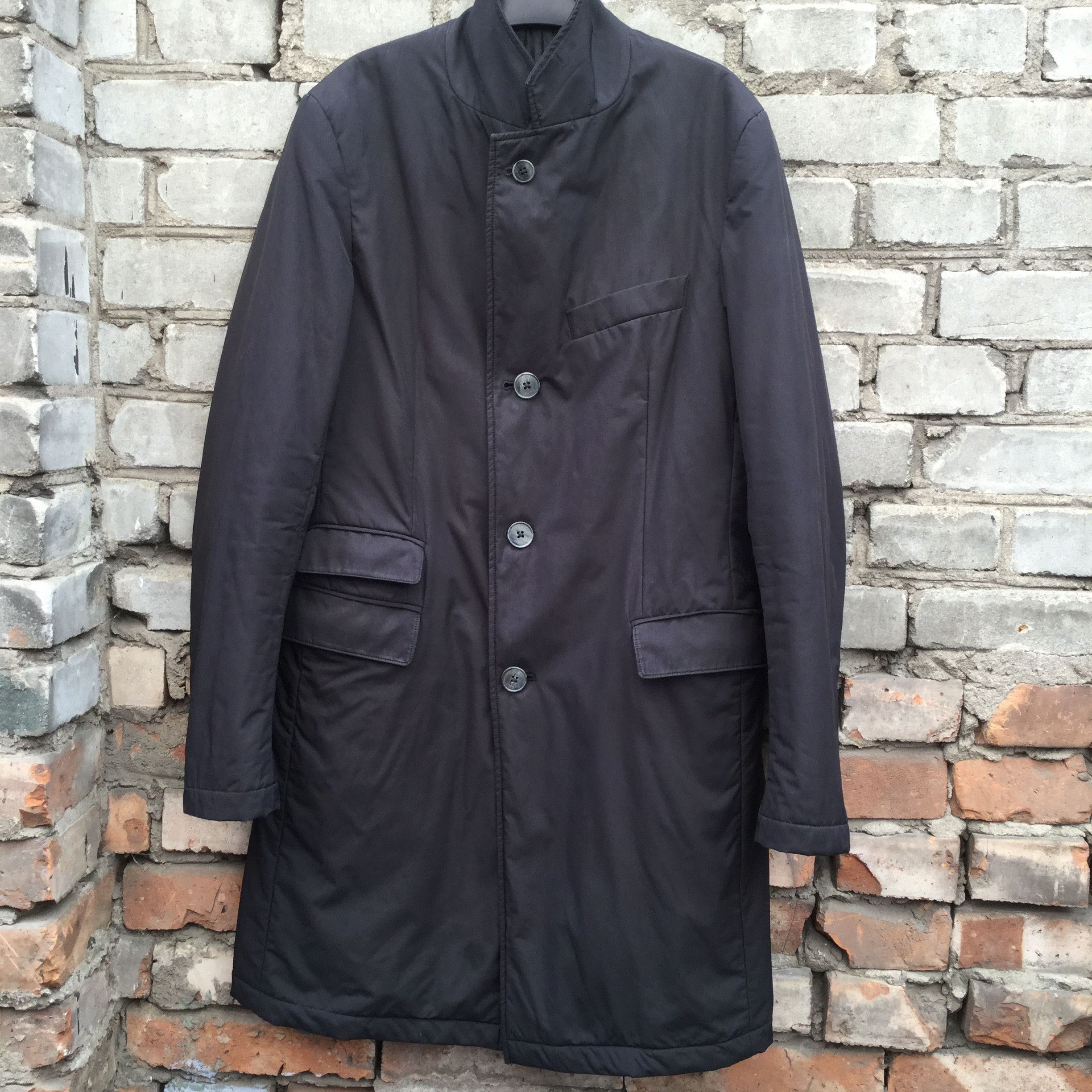 Herno Black trench coat.Like Saint Laurent or Dior Size US S / EU 44-46 / 1 - 1 Thumbnail