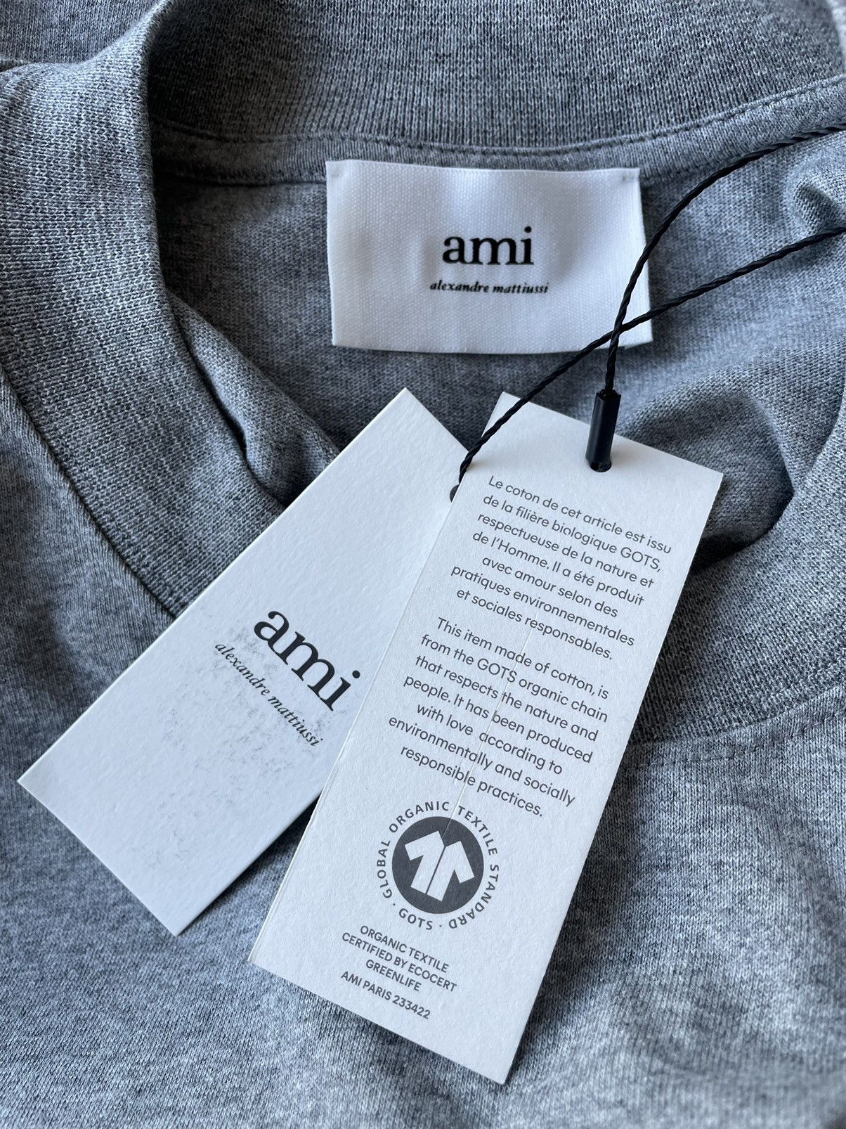 AMI Rare Brand New Runway AMI Paris Embroidery Logo Tee T-shirt Size US XXL / EU 58 / 5 - 5 Thumbnail