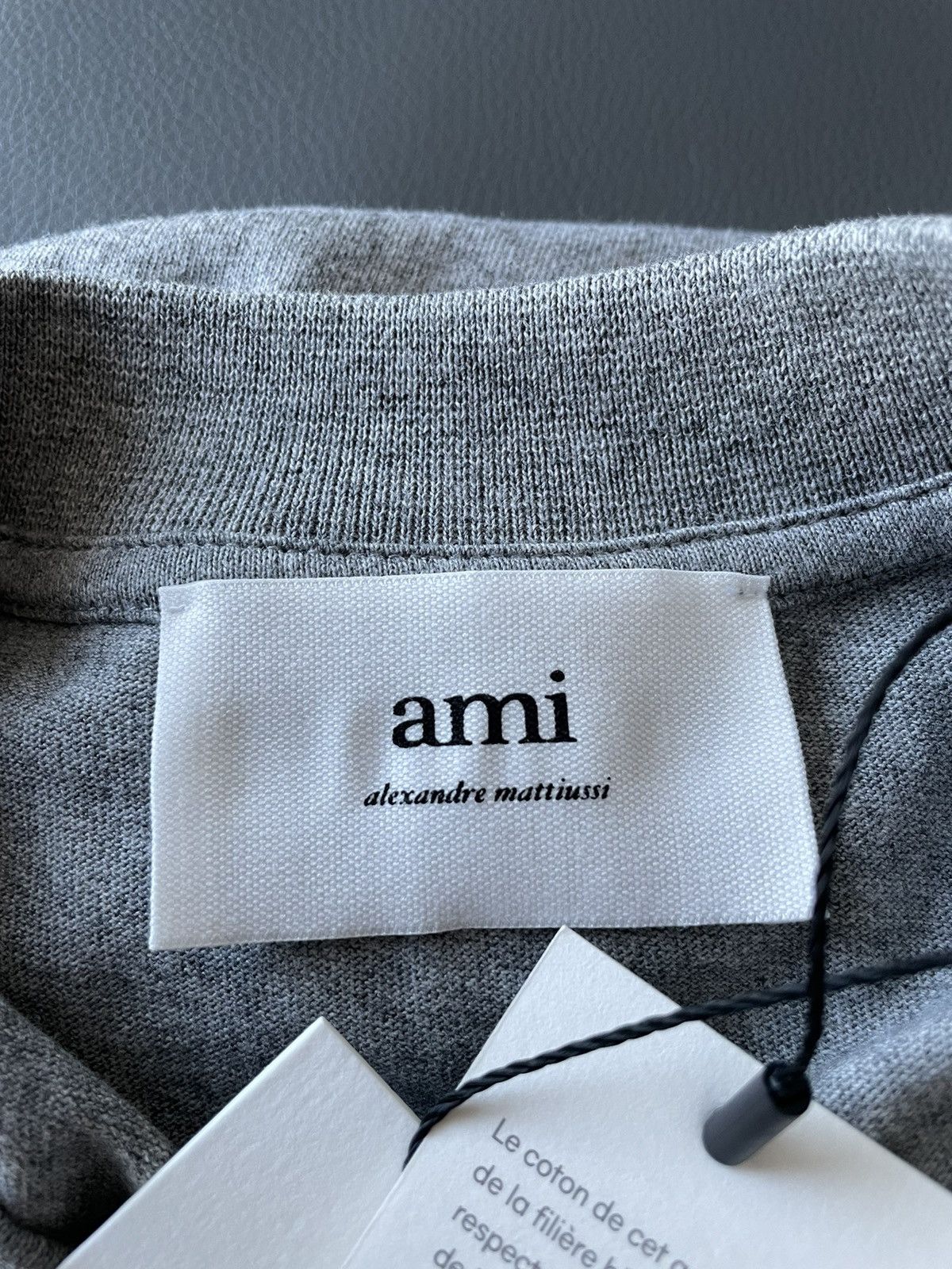 AMI Rare Brand New Runway AMI Paris Embroidery Logo Tee T-shirt Size US XXL / EU 58 / 5 - 4 Thumbnail