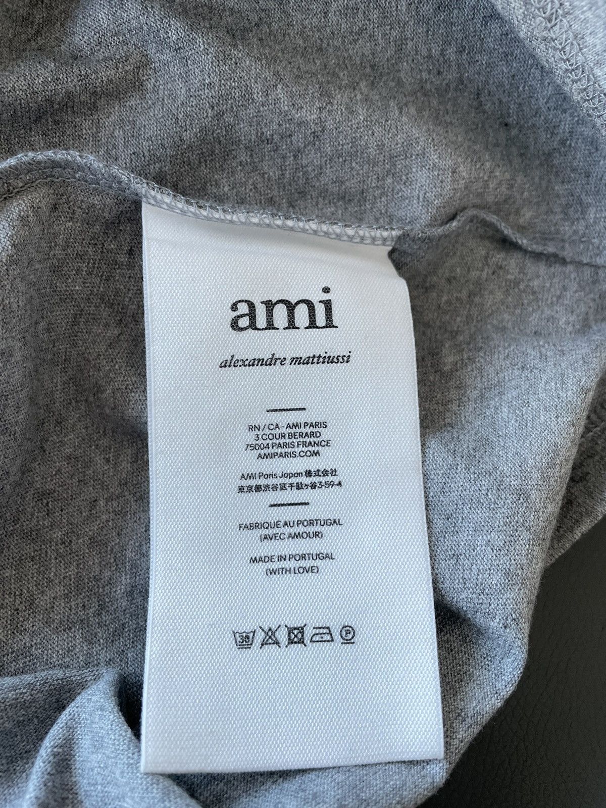 AMI Rare Brand New Runway AMI Paris Embroidery Logo Tee T-shirt Size US XXL / EU 58 / 5 - 7 Thumbnail