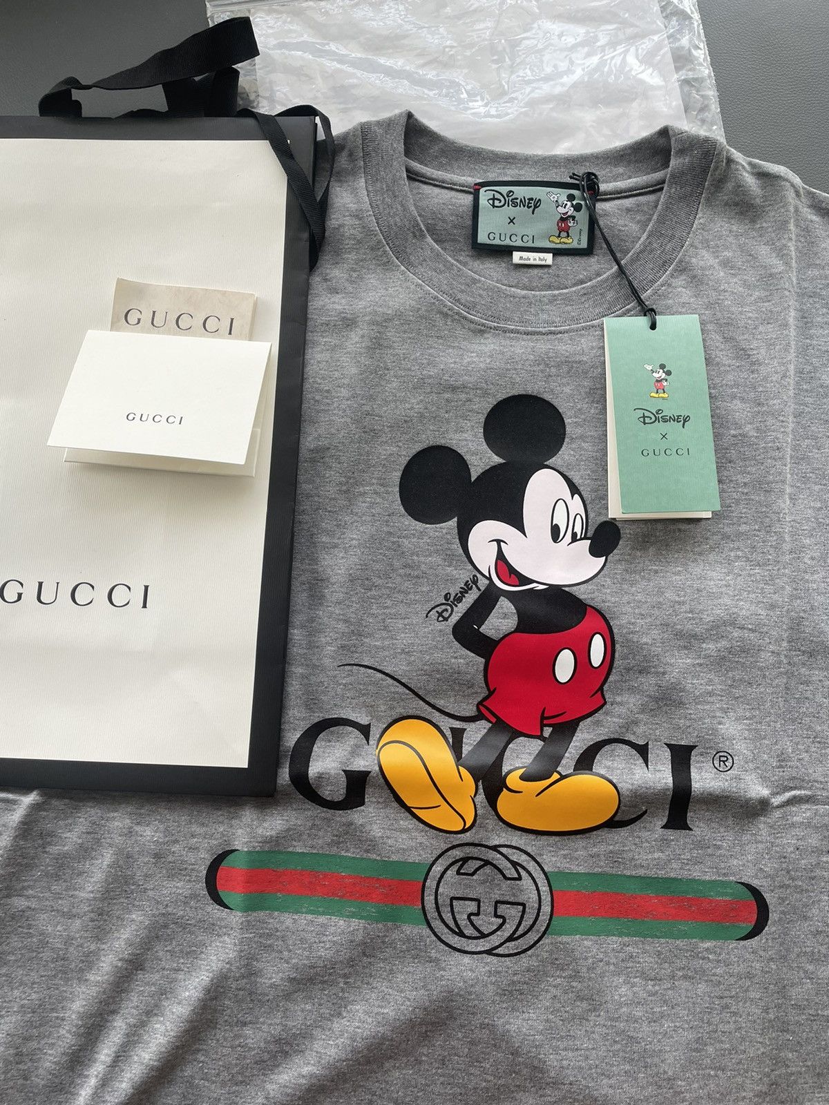 Disney Super Runway Limited Edition Oversized Gucci x Mickey Tee Size US XXL / EU 58 / 5 - 10 Thumbnail