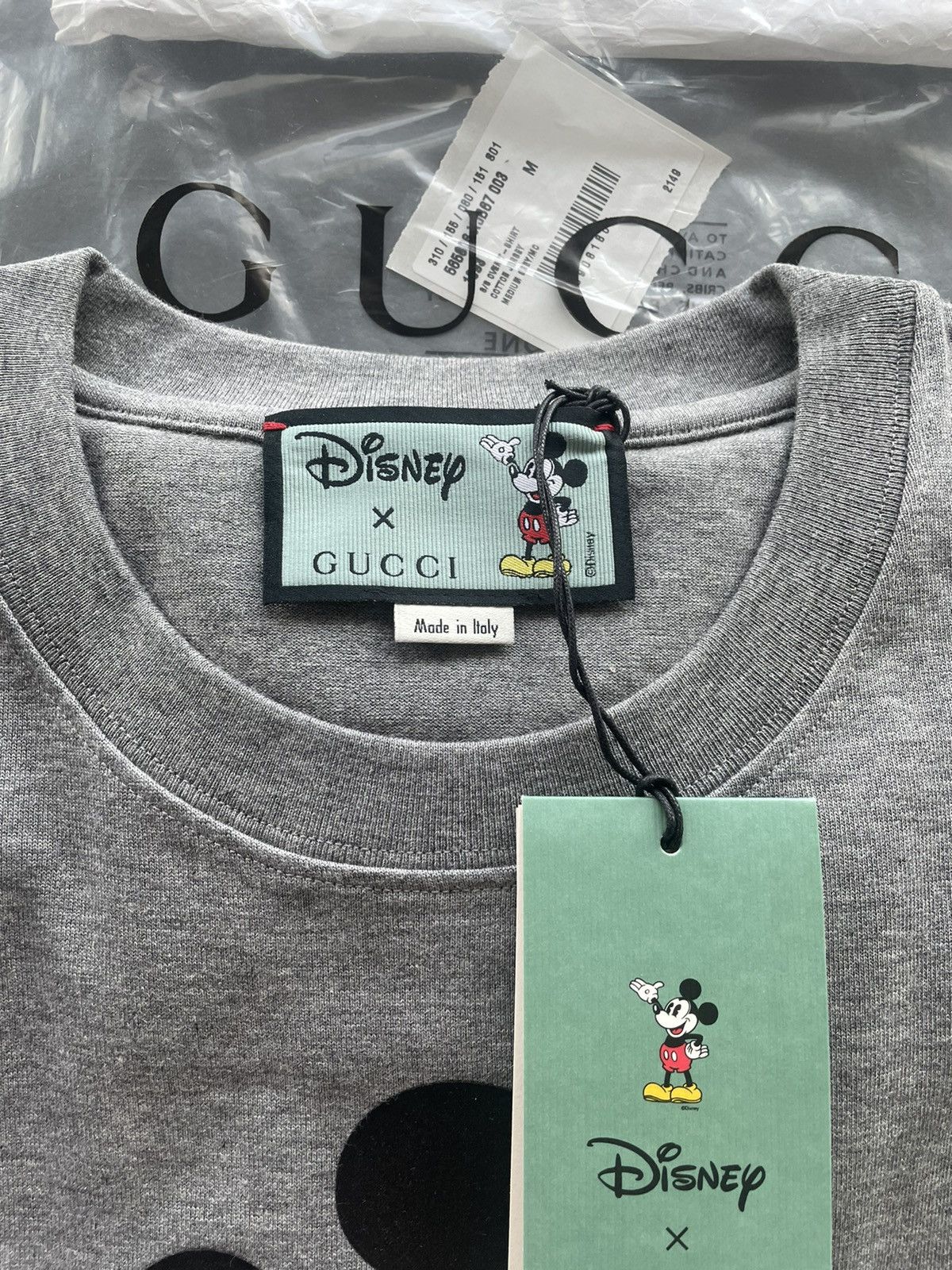 Disney Super Runway Limited Edition Oversized Gucci x Mickey Tee Size US XXL / EU 58 / 5 - 5 Thumbnail