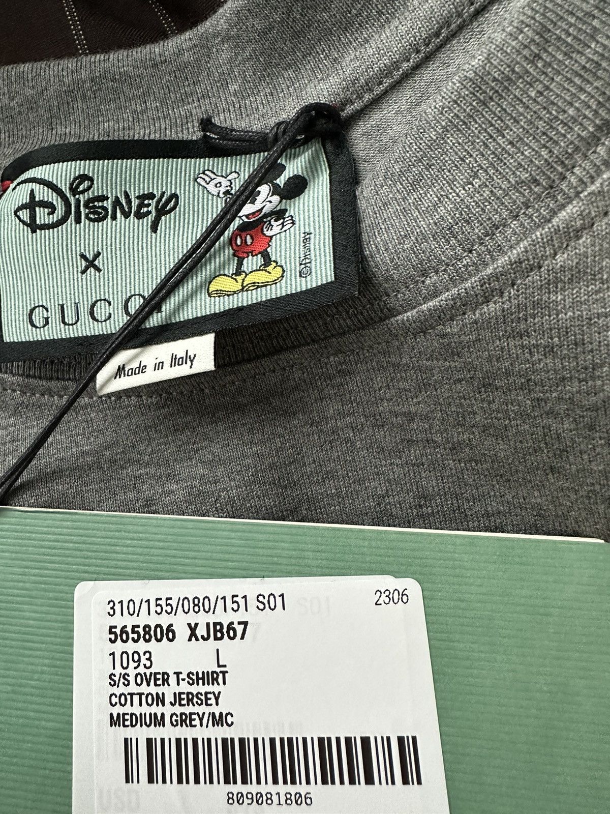 Disney Super Runway Limited Edition Oversized Gucci x Mickey Tee Size US XXL / EU 58 / 5 - 24 Thumbnail