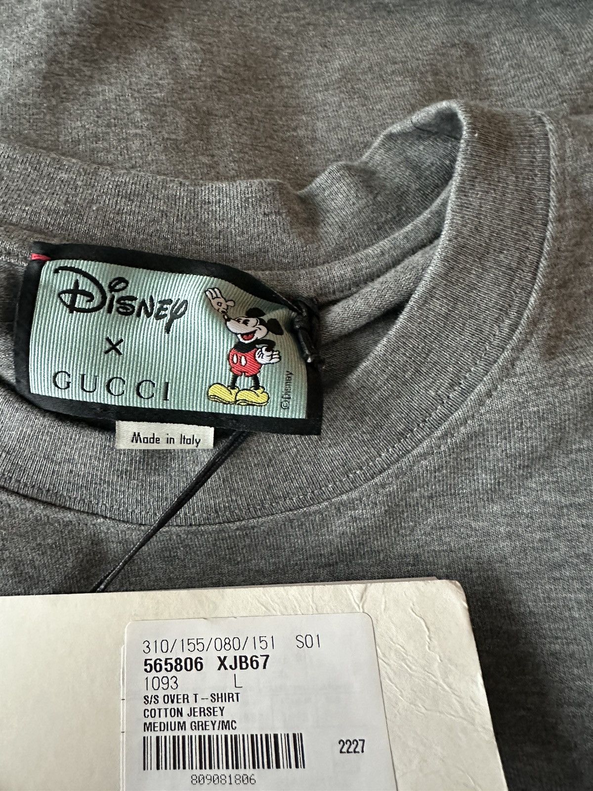 Disney Super Runway Limited Edition Oversized Gucci x Mickey Tee Size US XXL / EU 58 / 5 - 17 Thumbnail