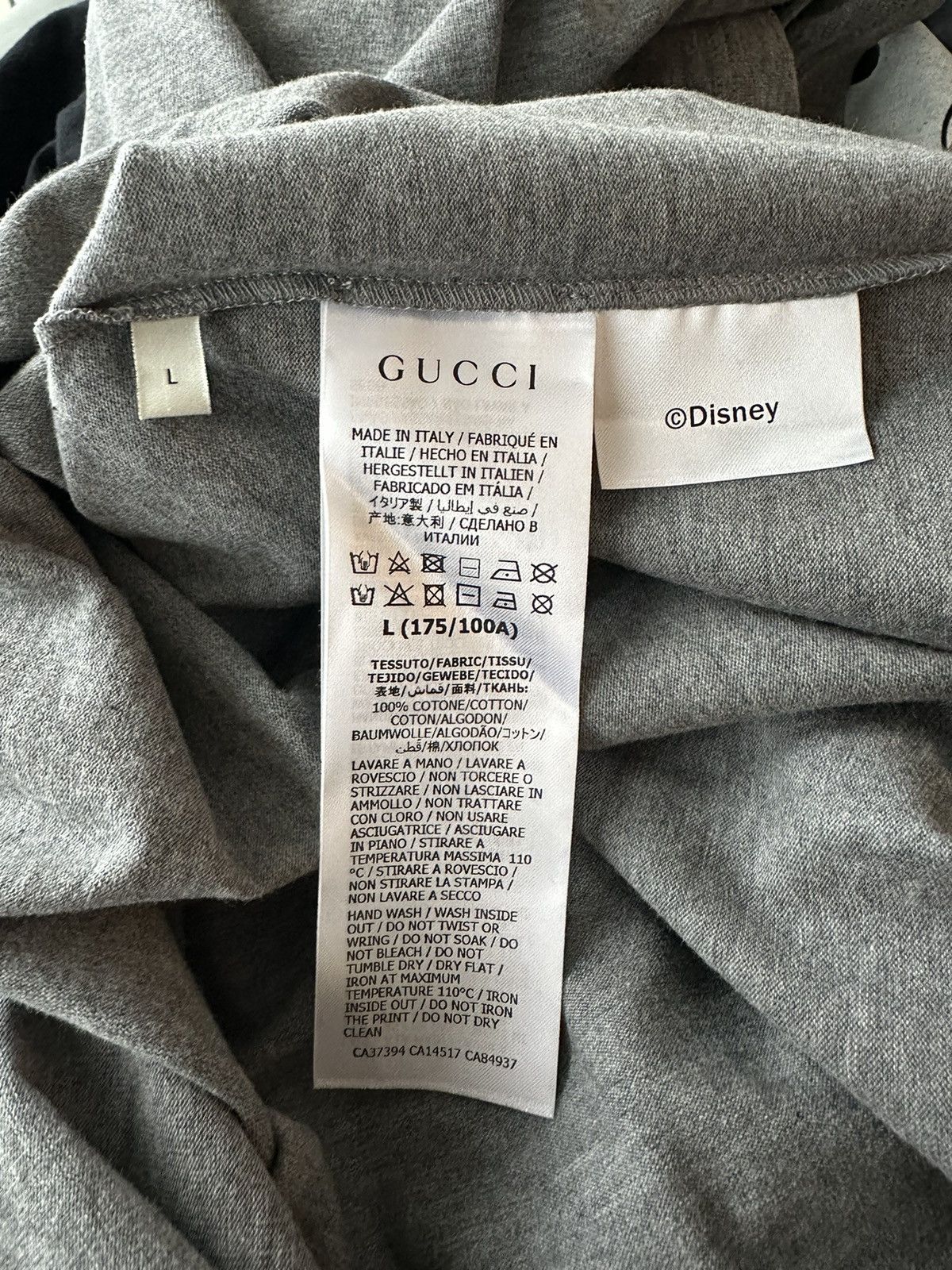 Disney Super Runway Limited Edition Oversized Gucci x Mickey Tee Size US XXL / EU 58 / 5 - 22 Thumbnail