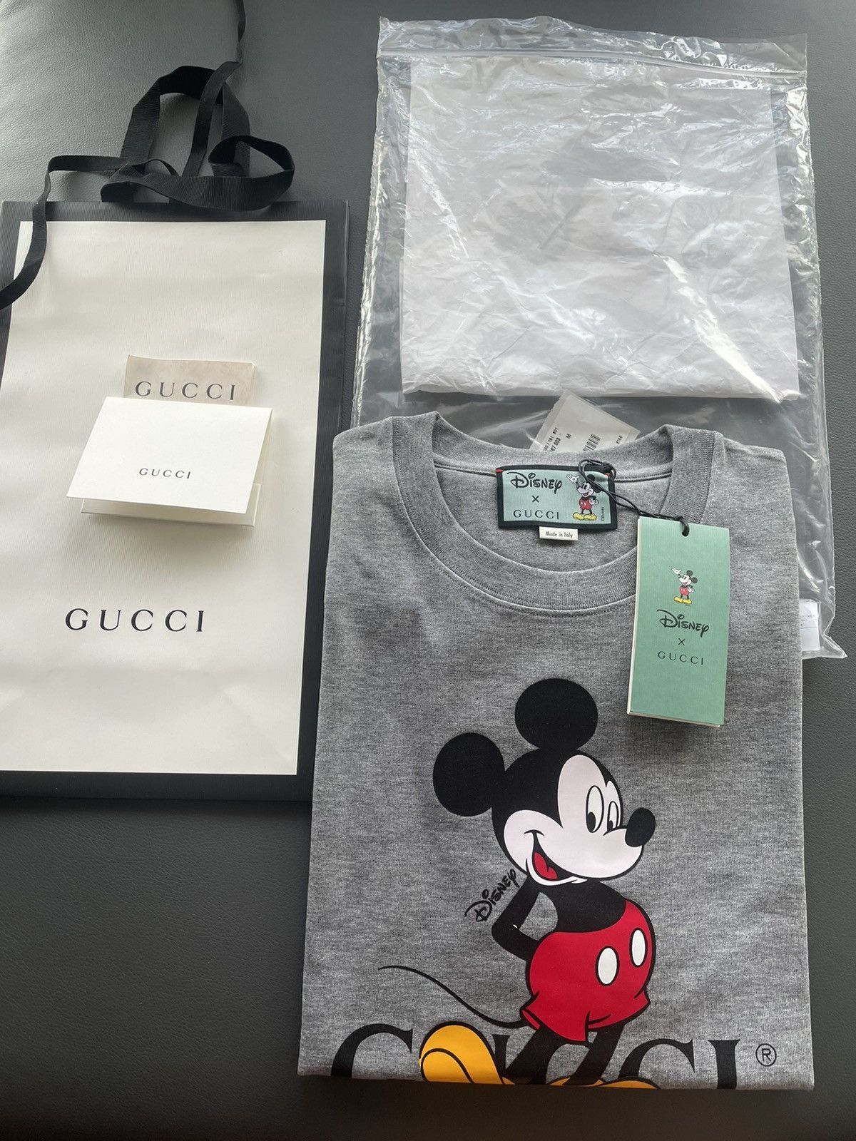 Disney Super Runway Limited Edition Oversized Gucci x Mickey Tee Size US XXL / EU 58 / 5 - 2 Thumbnail