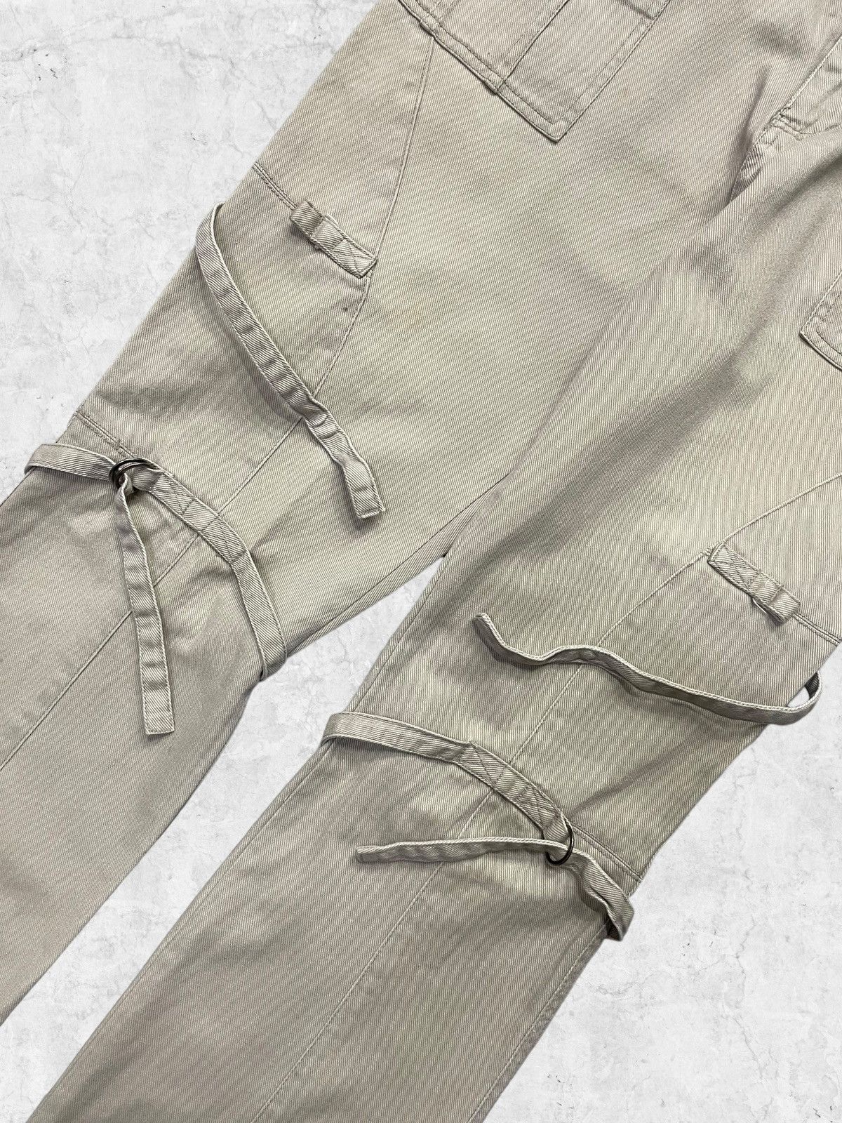 Designer × Le Grande Bleu (L.G.B.) × Tete Homme Y2K Japanese Bondage Flared Pants With Leather Belt Size US 32 / EU 48 - 7 Thumbnail
