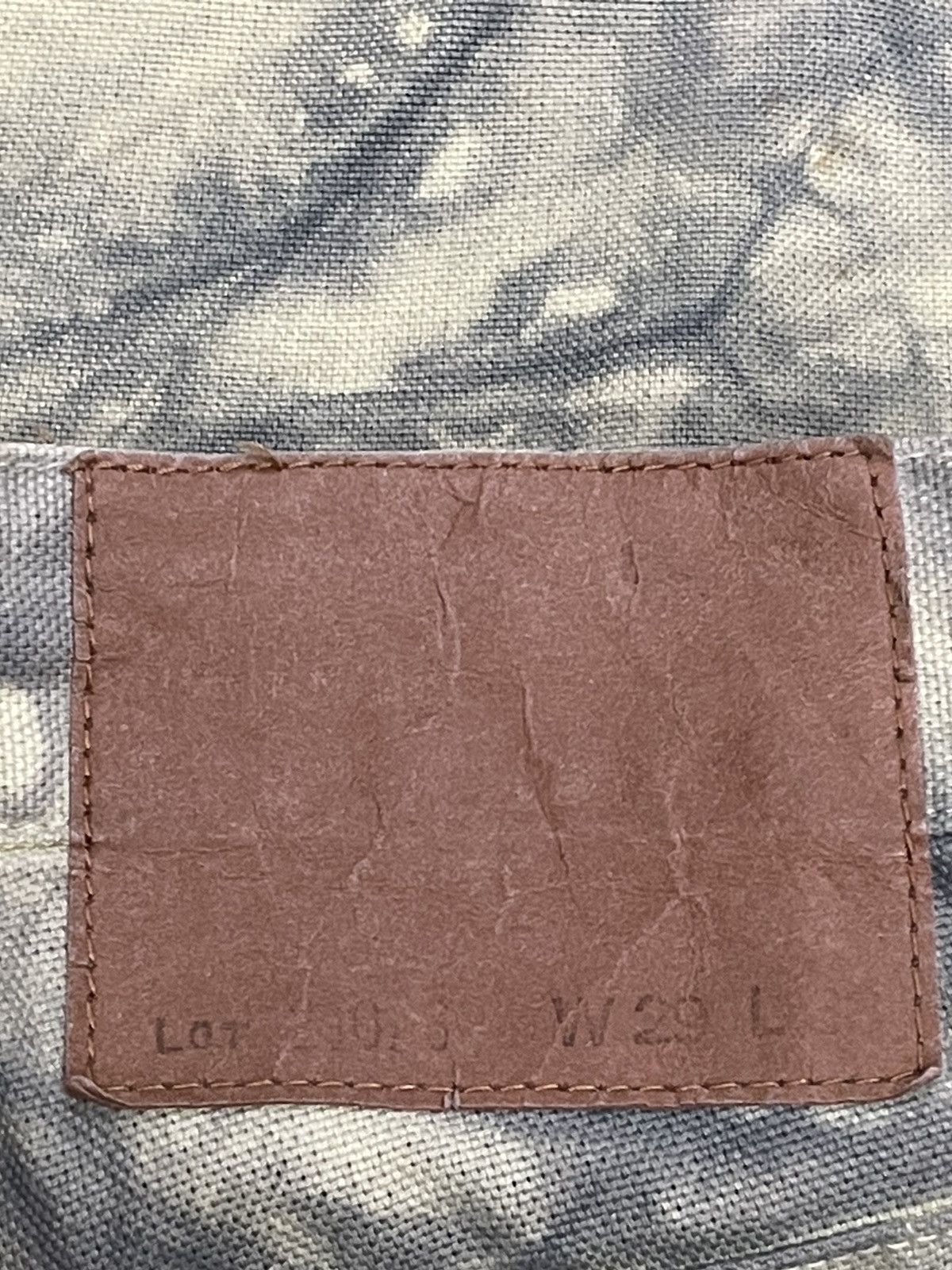 Japanese Brand × Vintage Vintage Japanese Brand Cloud Wash loose Fit Jeans With Belt Size US 28 / EU 44 - 11 Thumbnail
