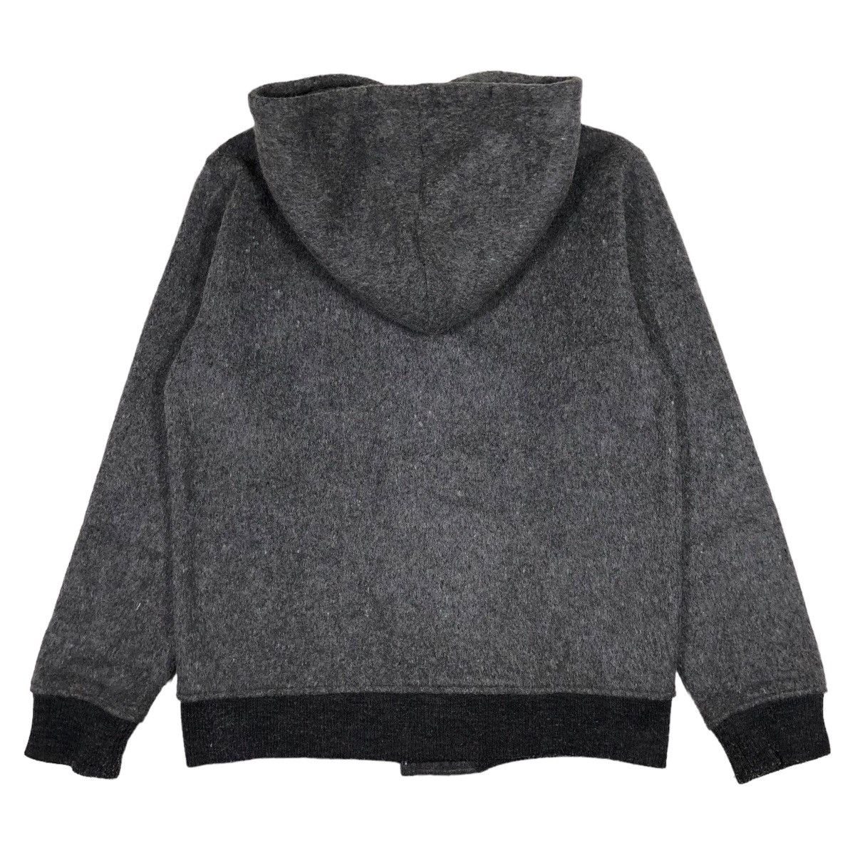 Katharine Hamnett London Katharine Hamnett London Cut & Sewn Wool Hooded Jacket Size US M / EU 48-50 / 2 - 10 Thumbnail