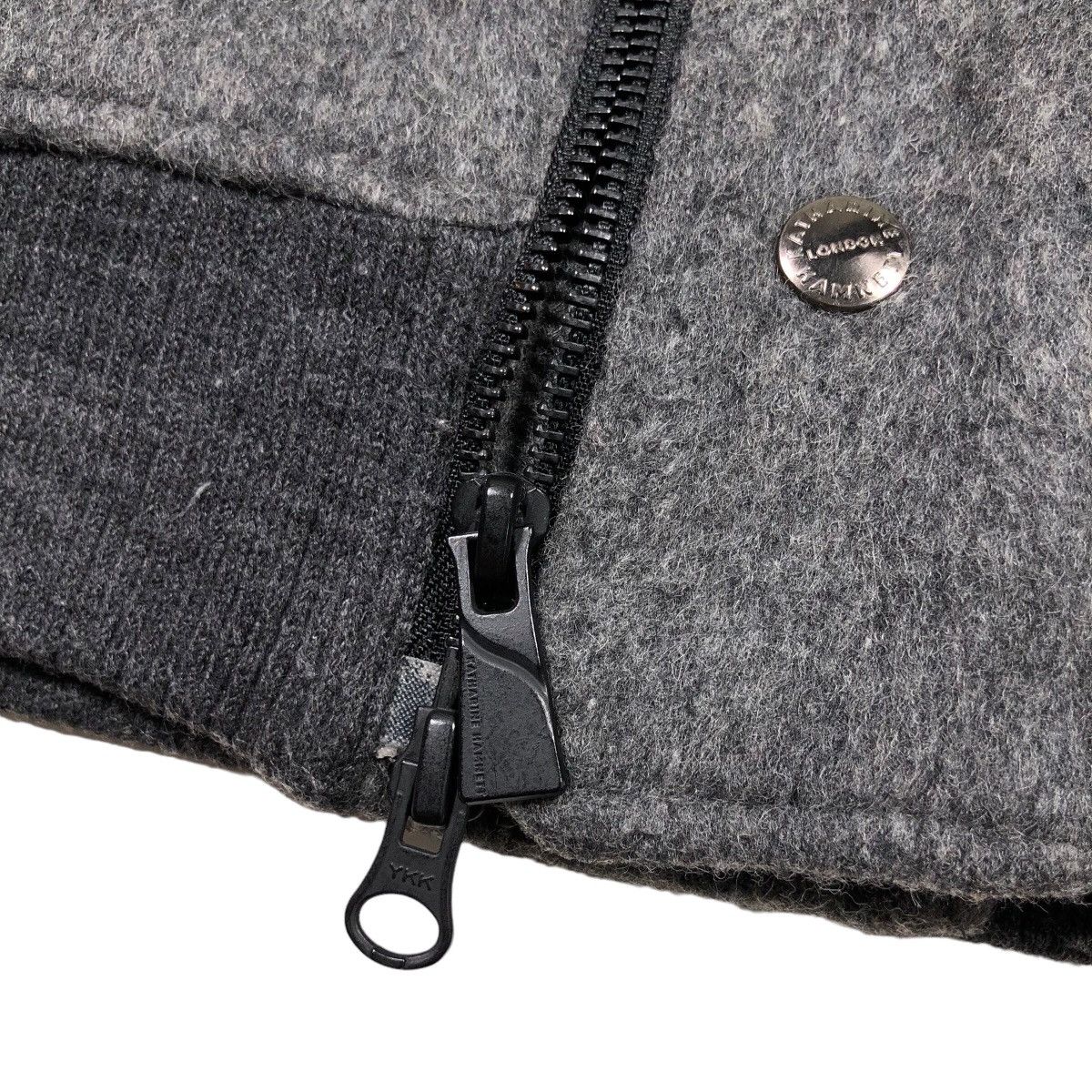 Katharine Hamnett London Katharine Hamnett London Cut & Sewn Wool Hooded Jacket Size US M / EU 48-50 / 2 - 7 Thumbnail