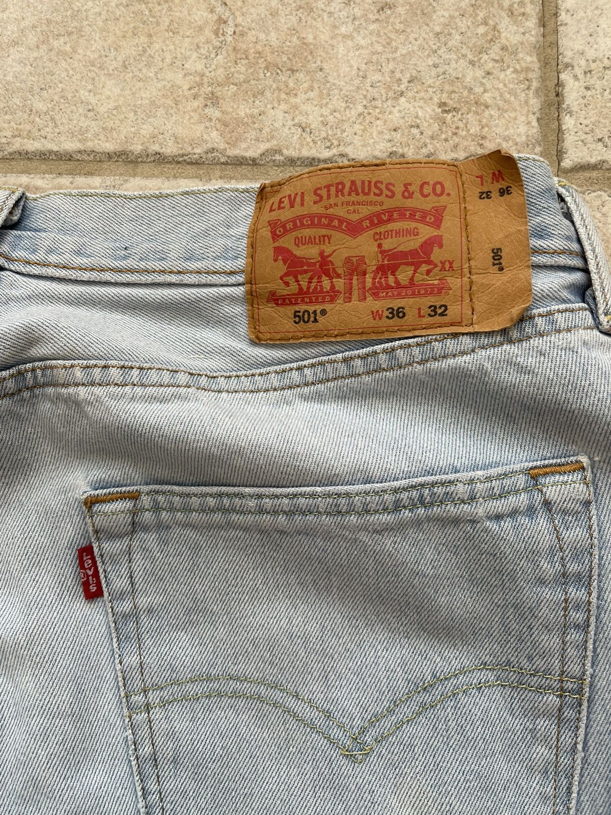 Levi's × Levi's Vintage Clothing Vintage Levi’s 501 36x32 Size US 36 / EU 52 - 9 Thumbnail