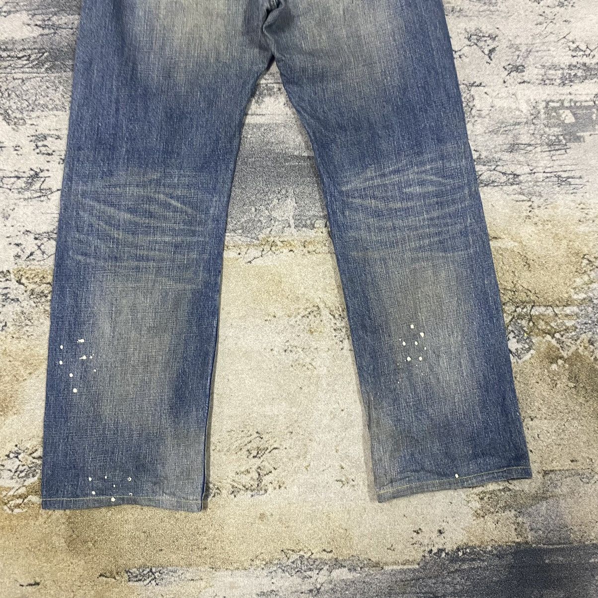 Japanese Brand SELVEDGE🔥 Vintage Global Work Redline Selvedge Denim Jeans Size US 34 / EU 50 - 11 Thumbnail