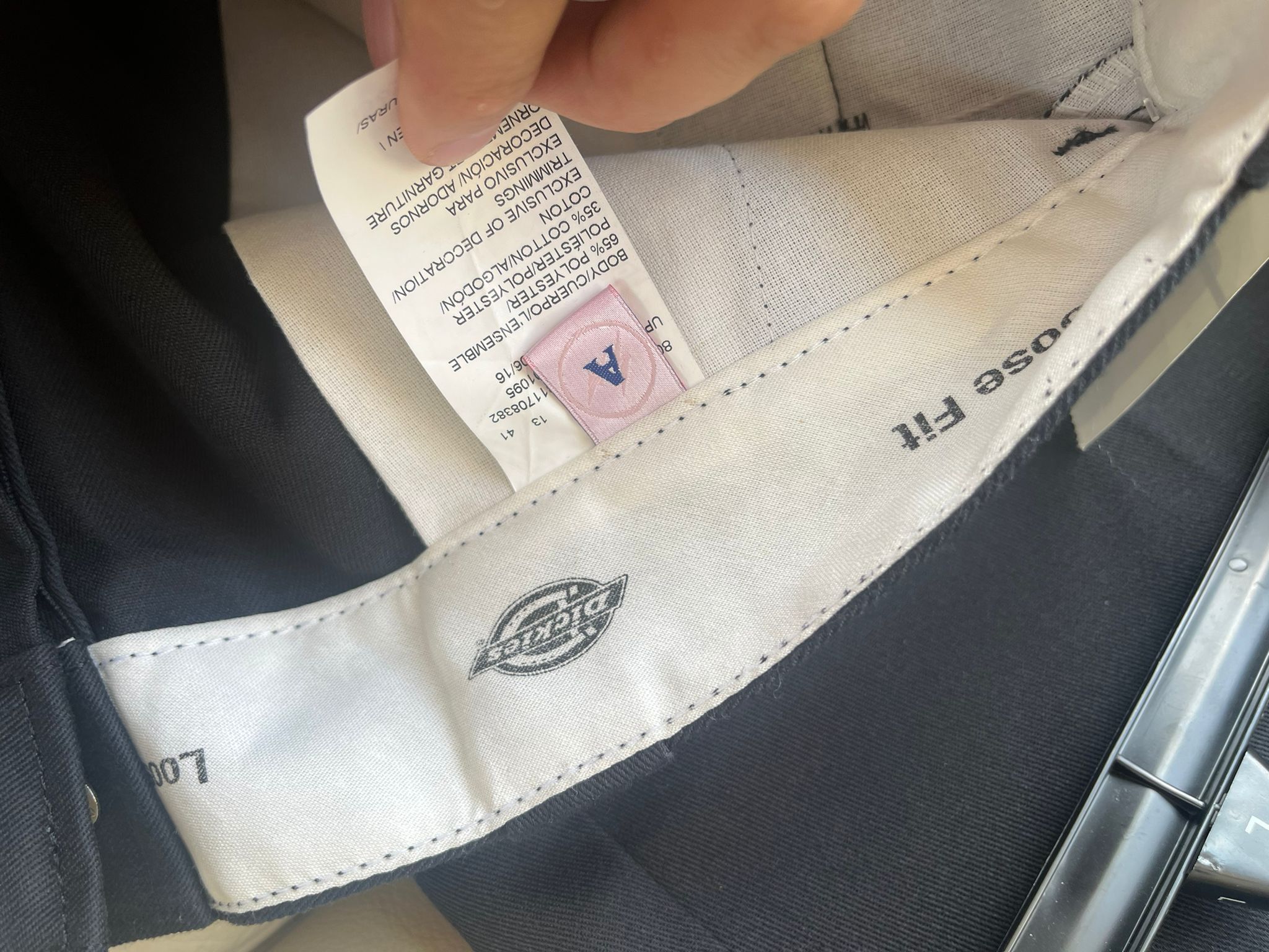 Alyx × Dickies Loose Fit Embroidered Rose Pants in Black Size US 34 / EU 50 - 19 Thumbnail