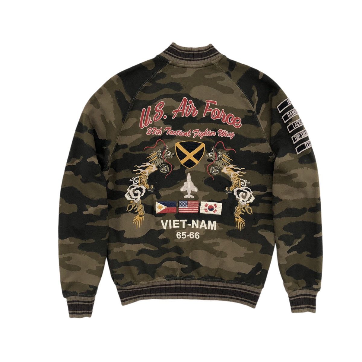 Avirex Avirex U. S Air Force 37th Camouflage Bomber Jacket Size US L / EU 52-54 / 3 - 14 Thumbnail