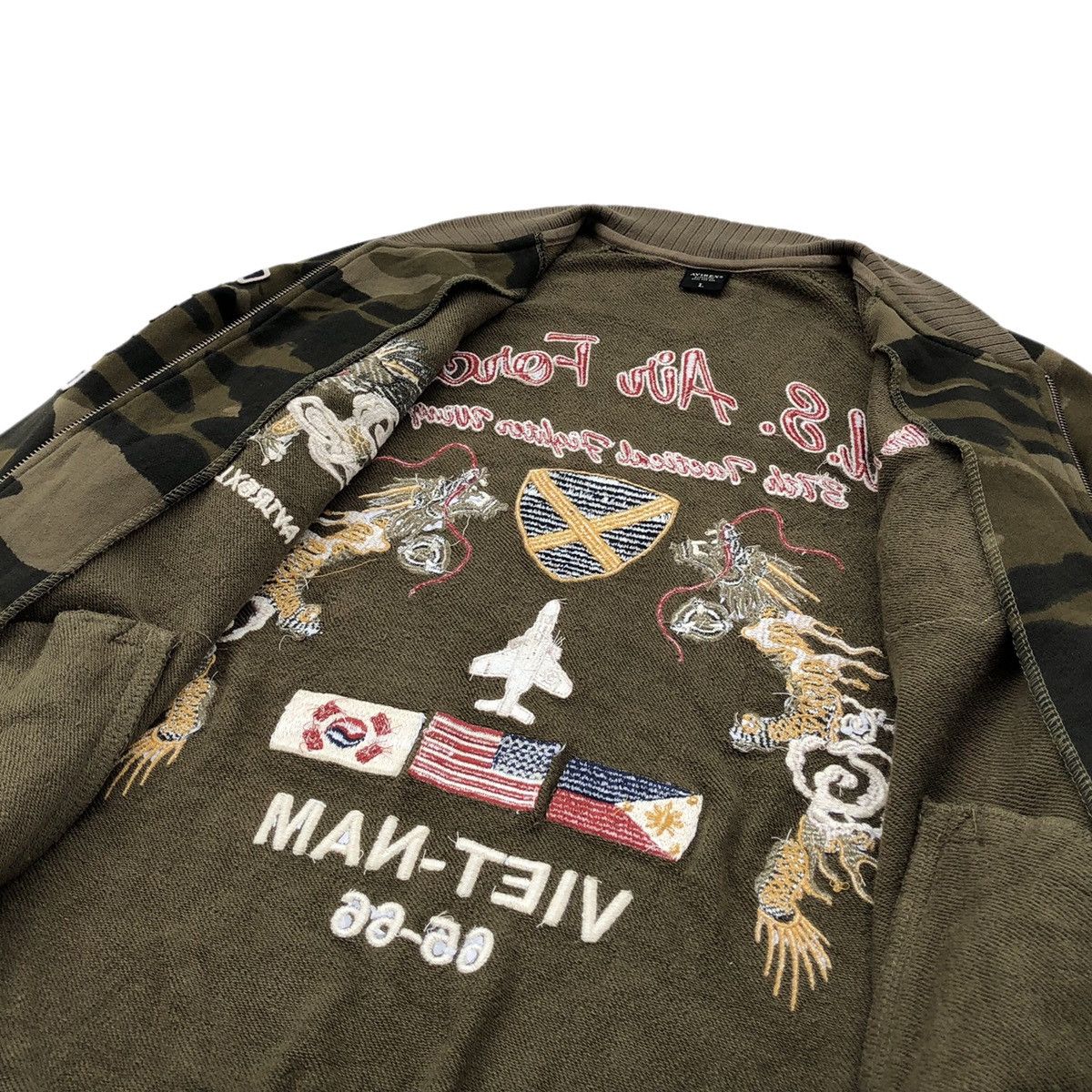 Avirex Avirex U. S Air Force 37th Camouflage Bomber Jacket Size US L / EU 52-54 / 3 - 13 Thumbnail