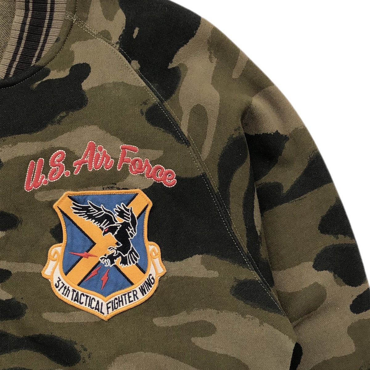 Avirex Avirex U. S Air Force 37th Camouflage Bomber Jacket Size US L / EU 52-54 / 3 - 12 Thumbnail
