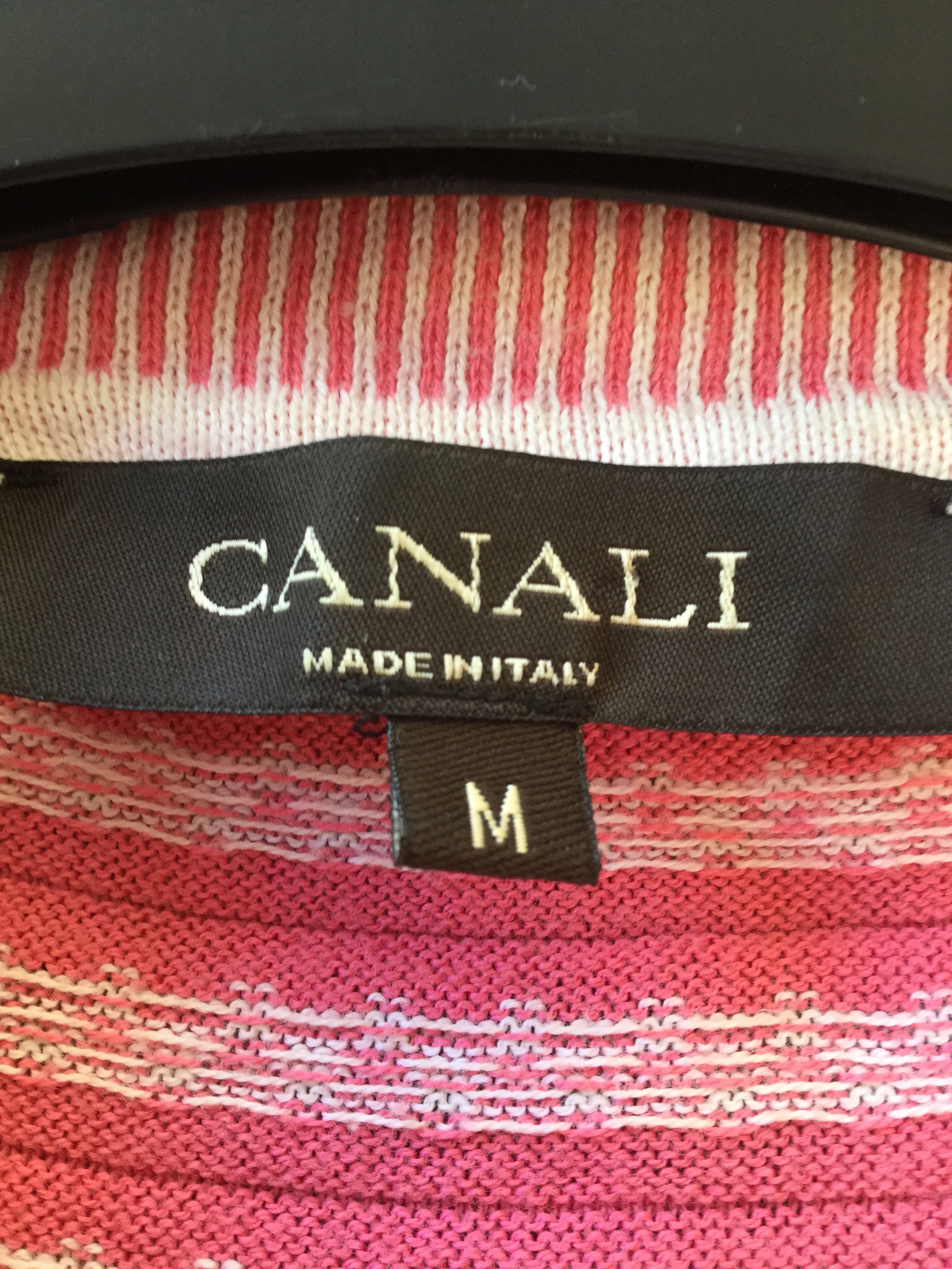 Canali Woven cotton polo shirt.Like Gucci or Saint Laurent Size US S / EU 44-46 / 1 - 3 Thumbnail