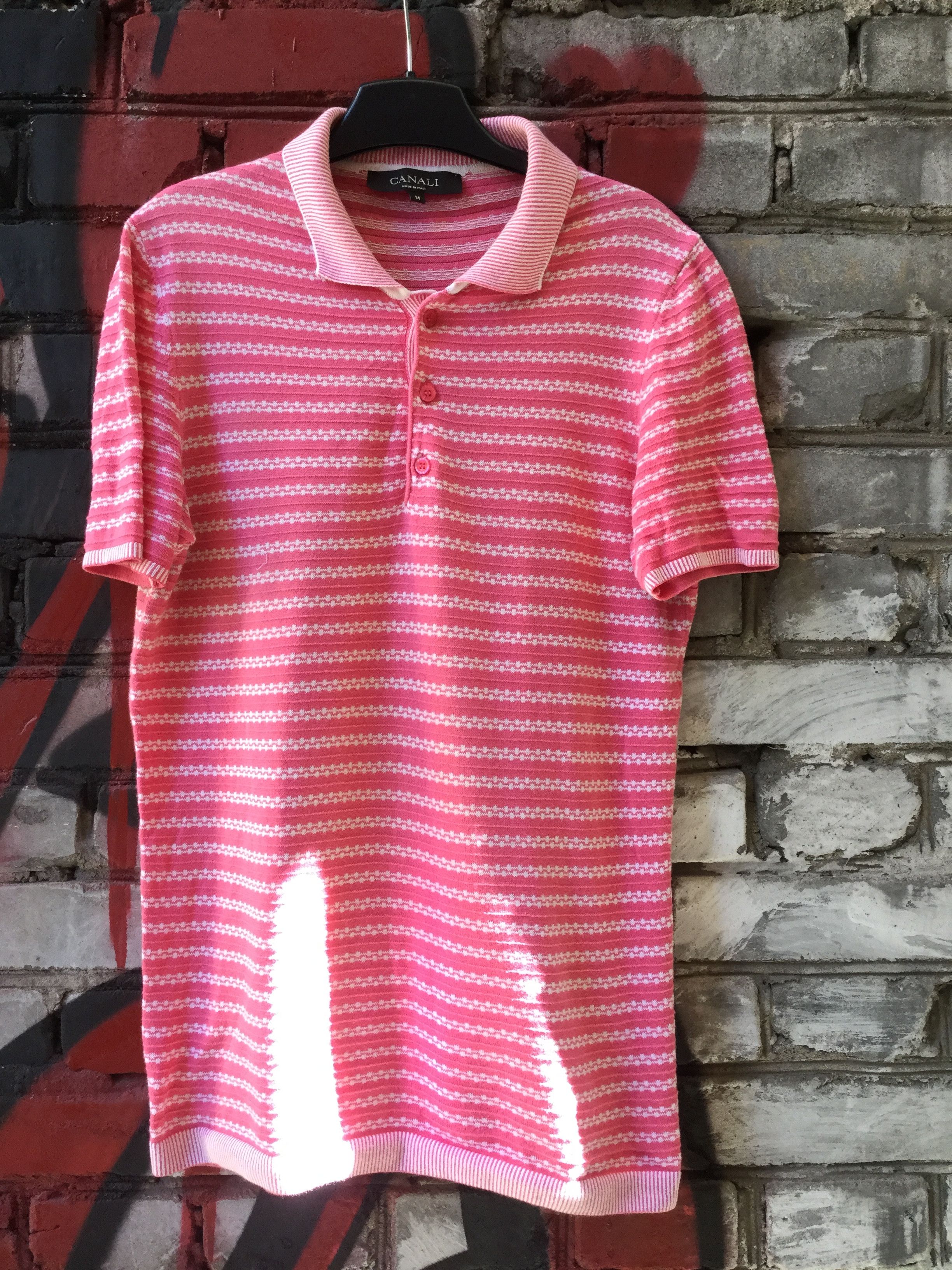 Woven cotton polo shirt.Like Gucci or Saint Laurent