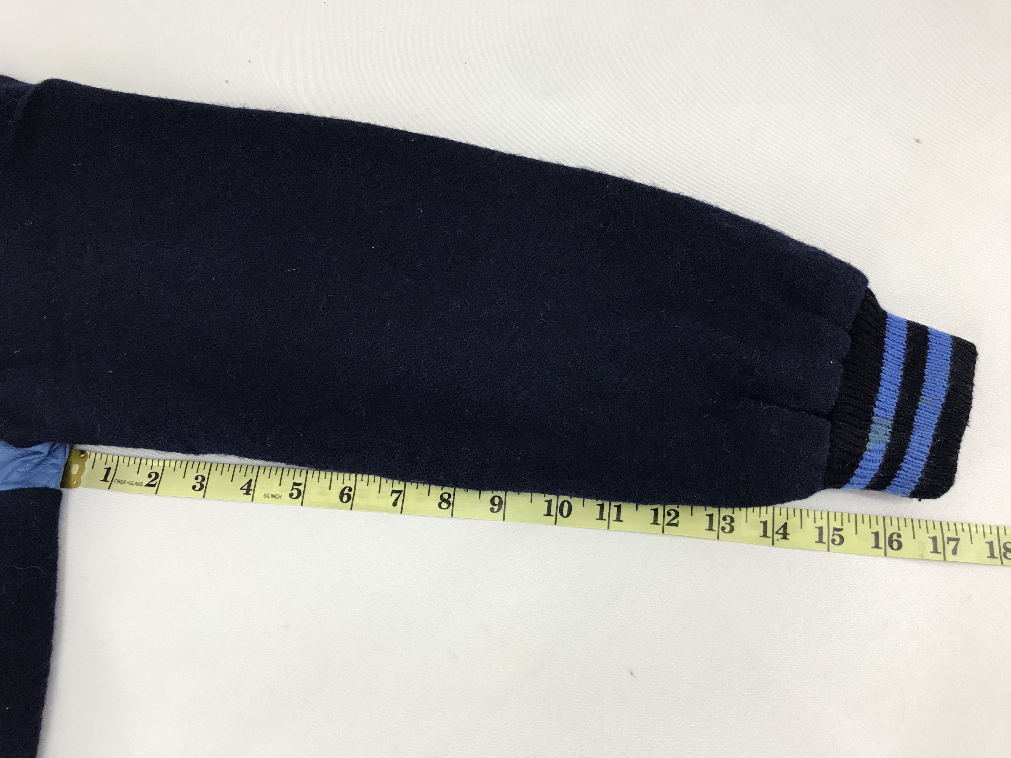 Japanese Brand Kaule Simple Varsity Jacket Wool With Quilted Inner Size US L / EU 52-54 / 3 - 9 Thumbnail