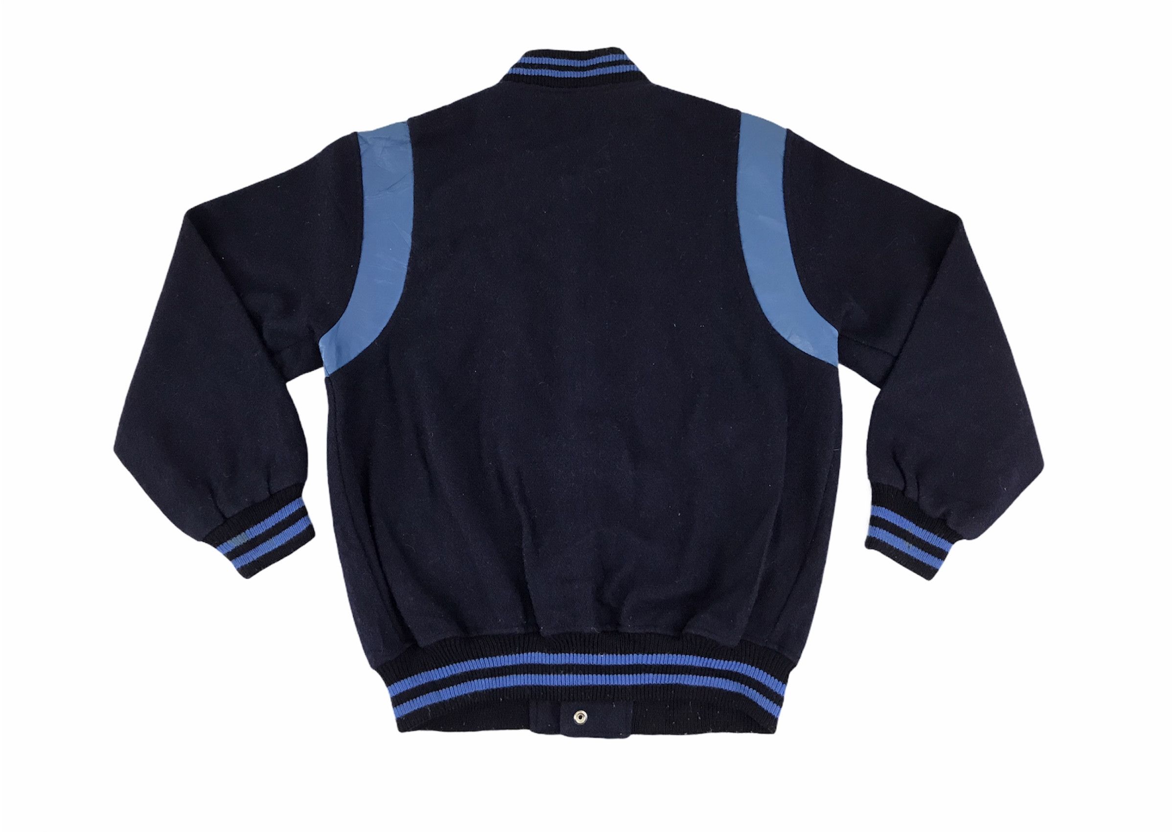 Japanese Brand Kaule Simple Varsity Jacket Wool With Quilted Inner Size US L / EU 52-54 / 3 - 6 Thumbnail