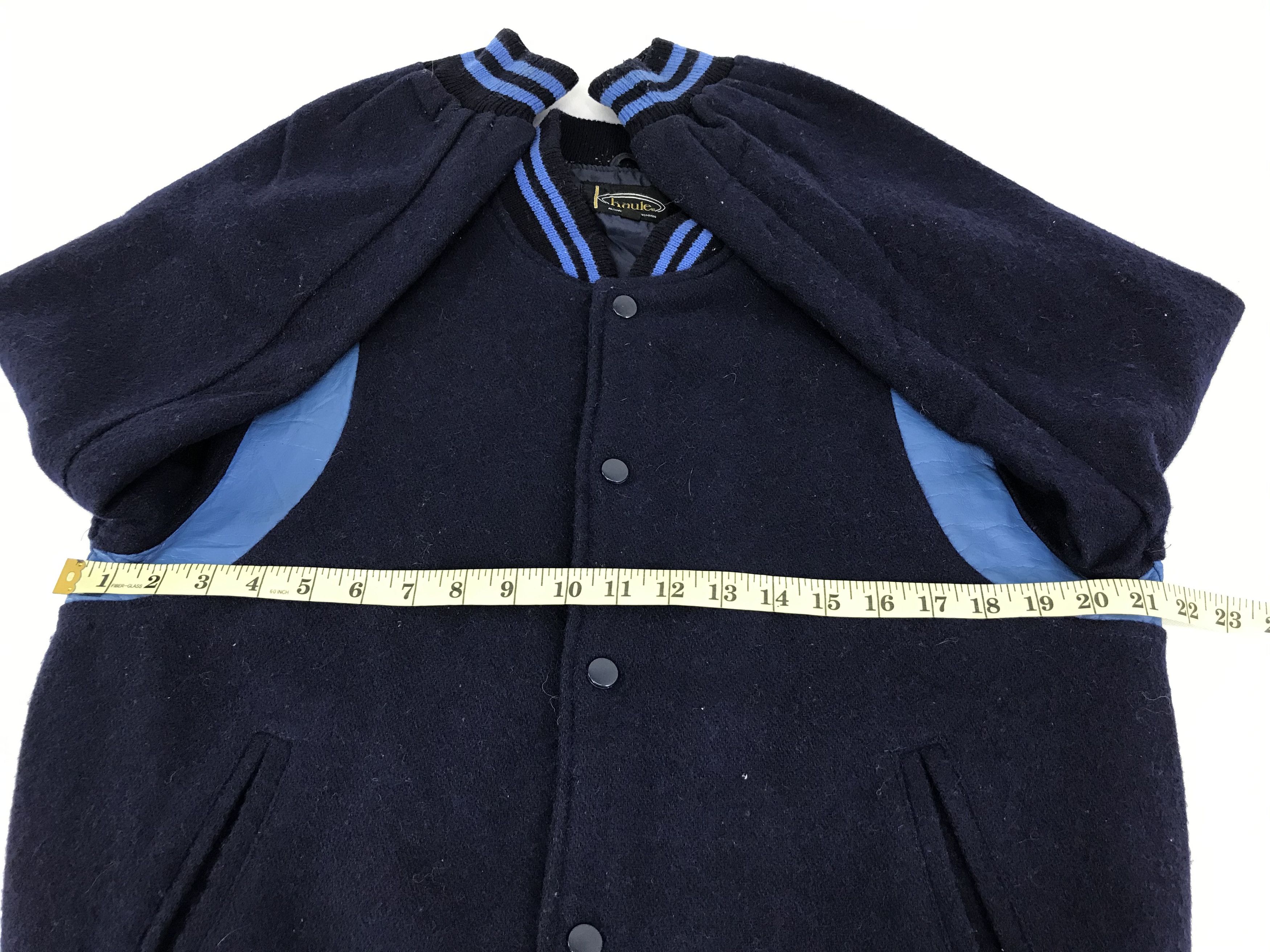 Japanese Brand Kaule Simple Varsity Jacket Wool With Quilted Inner Size US L / EU 52-54 / 3 - 7 Thumbnail