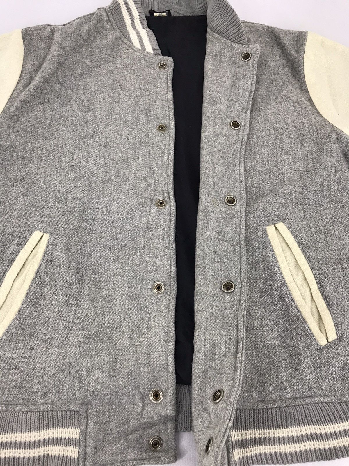 Japanese Brand Very Cool Style Varsity Jacket Wool Quilted Inner Size US M / EU 48-50 / 2 - 2 Thumbnail