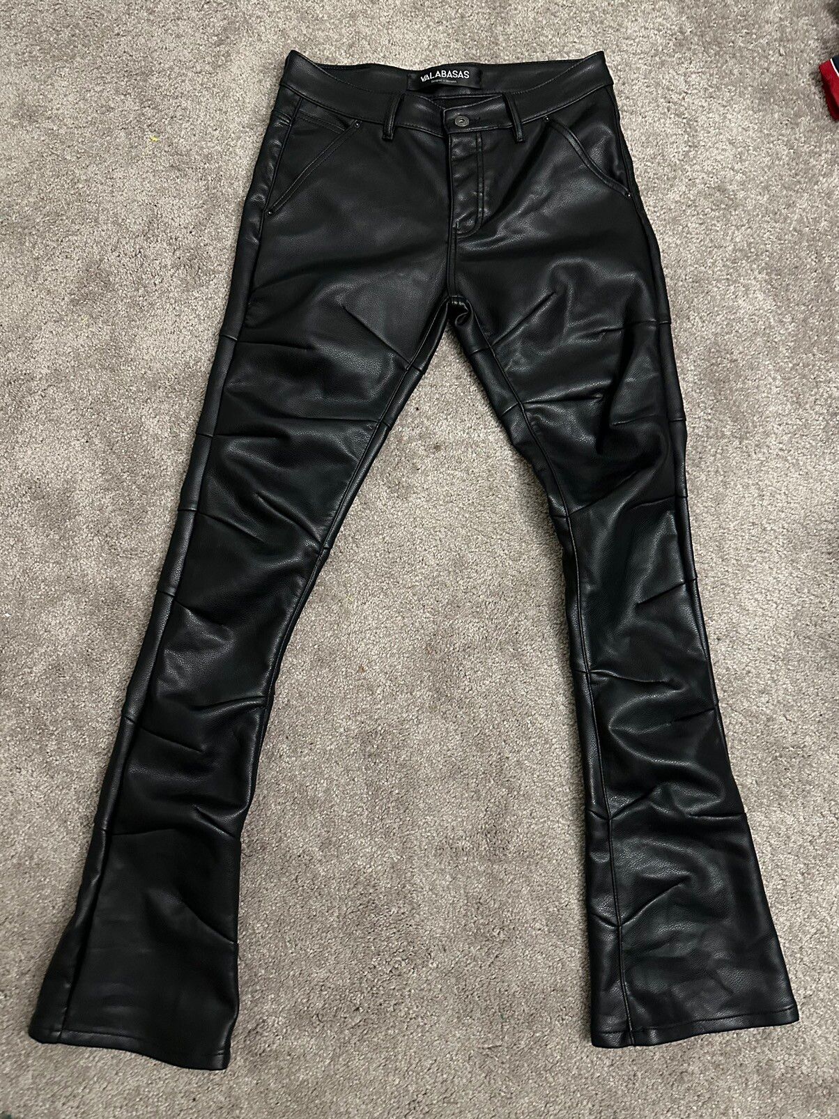 Hype Valabasas Leather Pants | Grailed