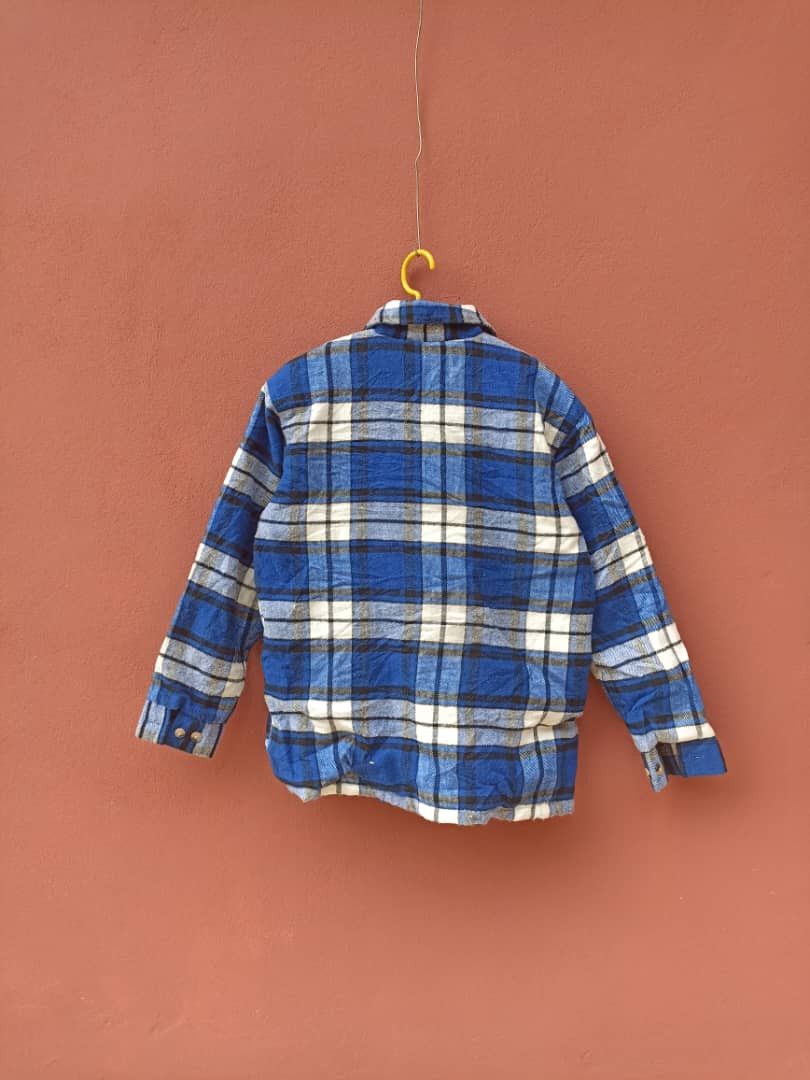 Japanese Brand × Vintage Vintage Sherpa Flannel Jacket Size US M / EU 48-50 / 2 - 2 Thumbnail