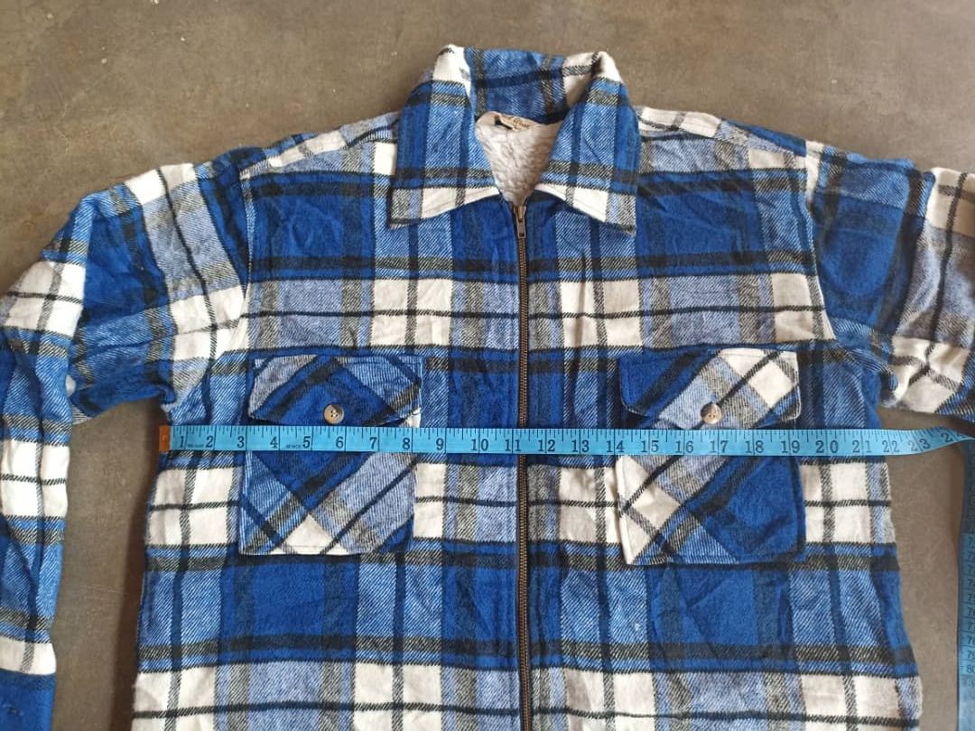 Japanese Brand × Vintage Vintage Sherpa Flannel Jacket Size US M / EU 48-50 / 2 - 11 Thumbnail