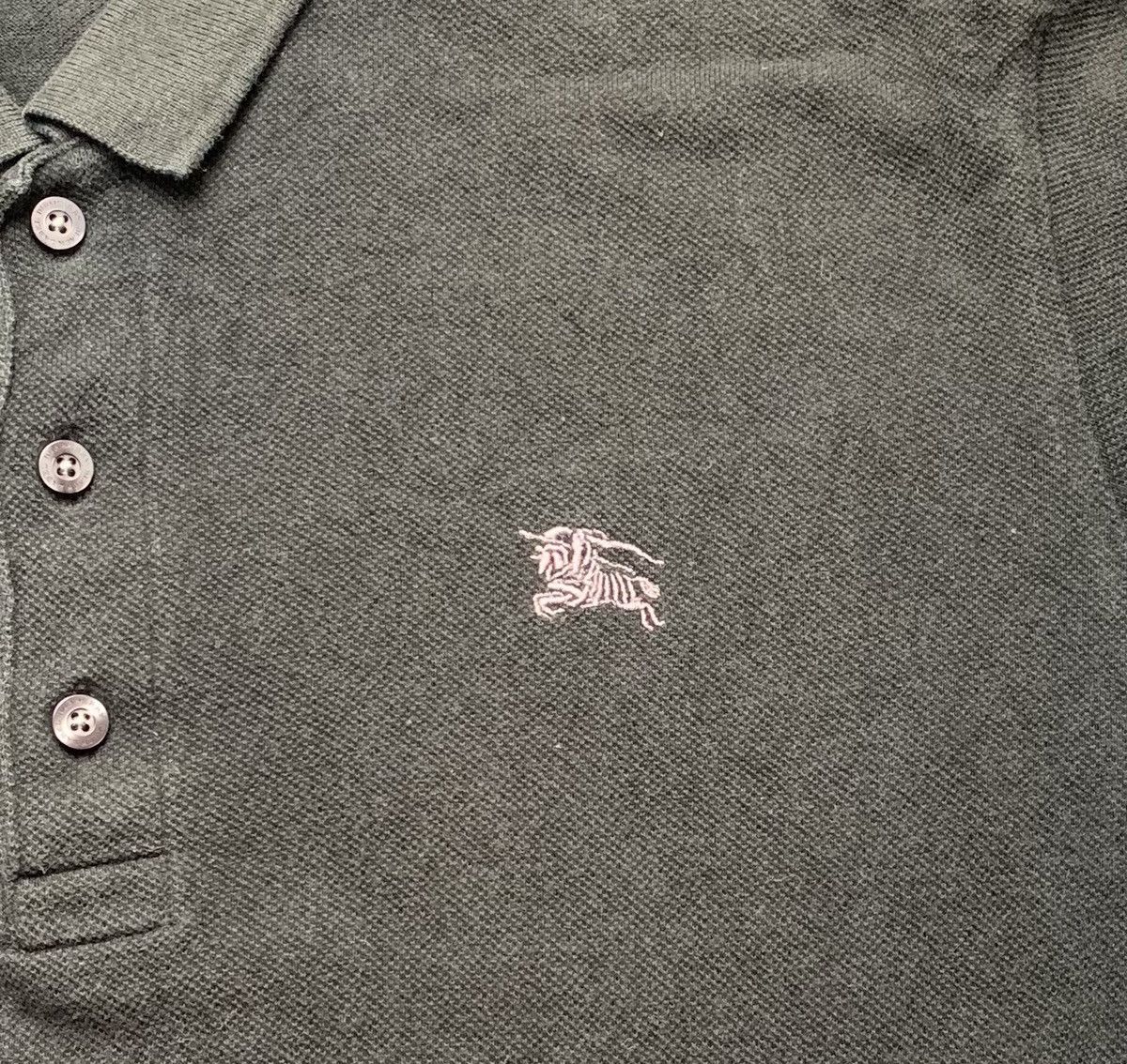 Burberry Vintage Burberrys' Black Label Polo Shirt Size M / US 6-8 / IT 42-44 - 3 Thumbnail