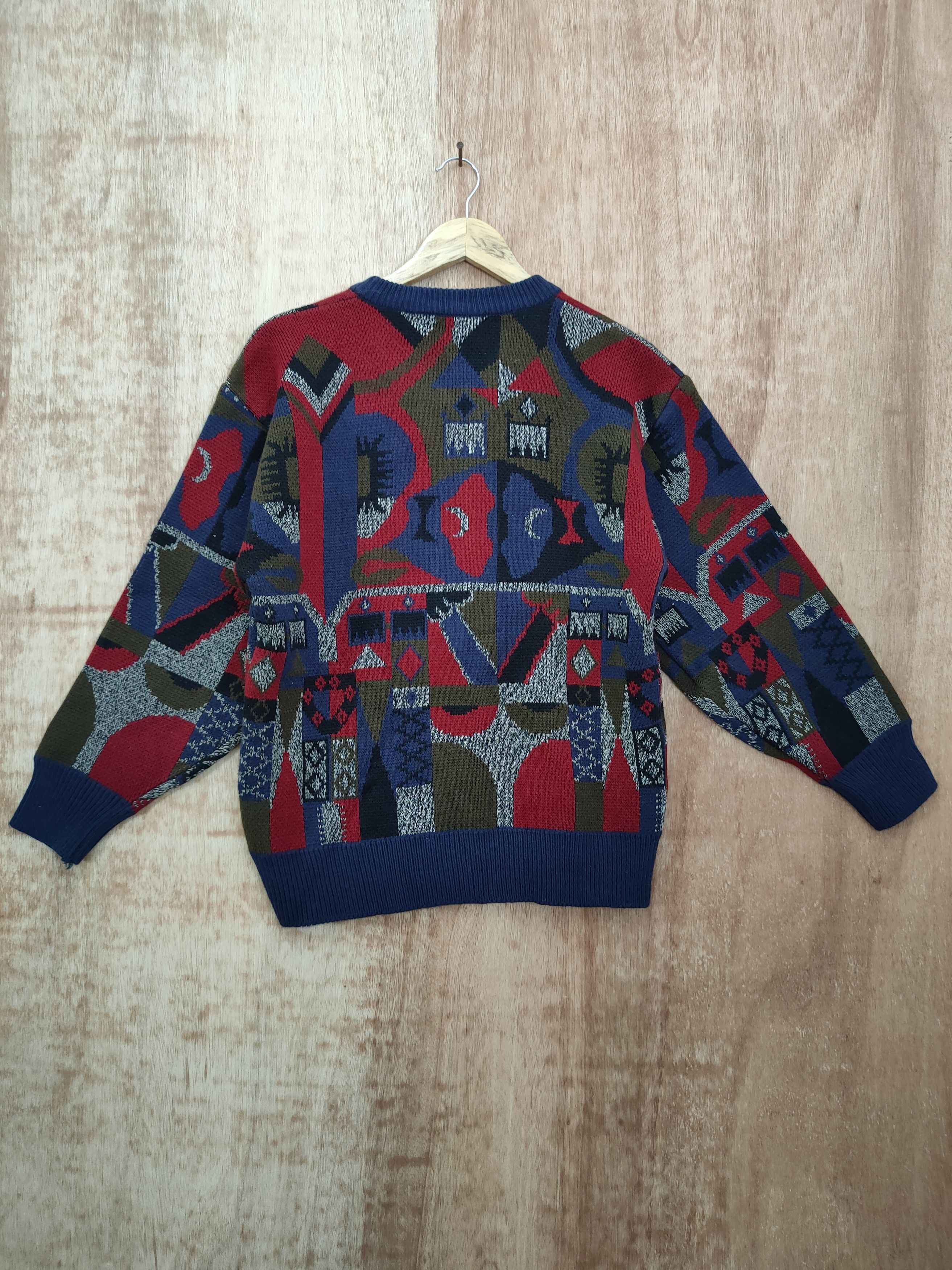 Vintage DL Japan art knitwear sweatshirt navajo vintage #46-152 Size US S / EU 44-46 / 1 - 8 Thumbnail
