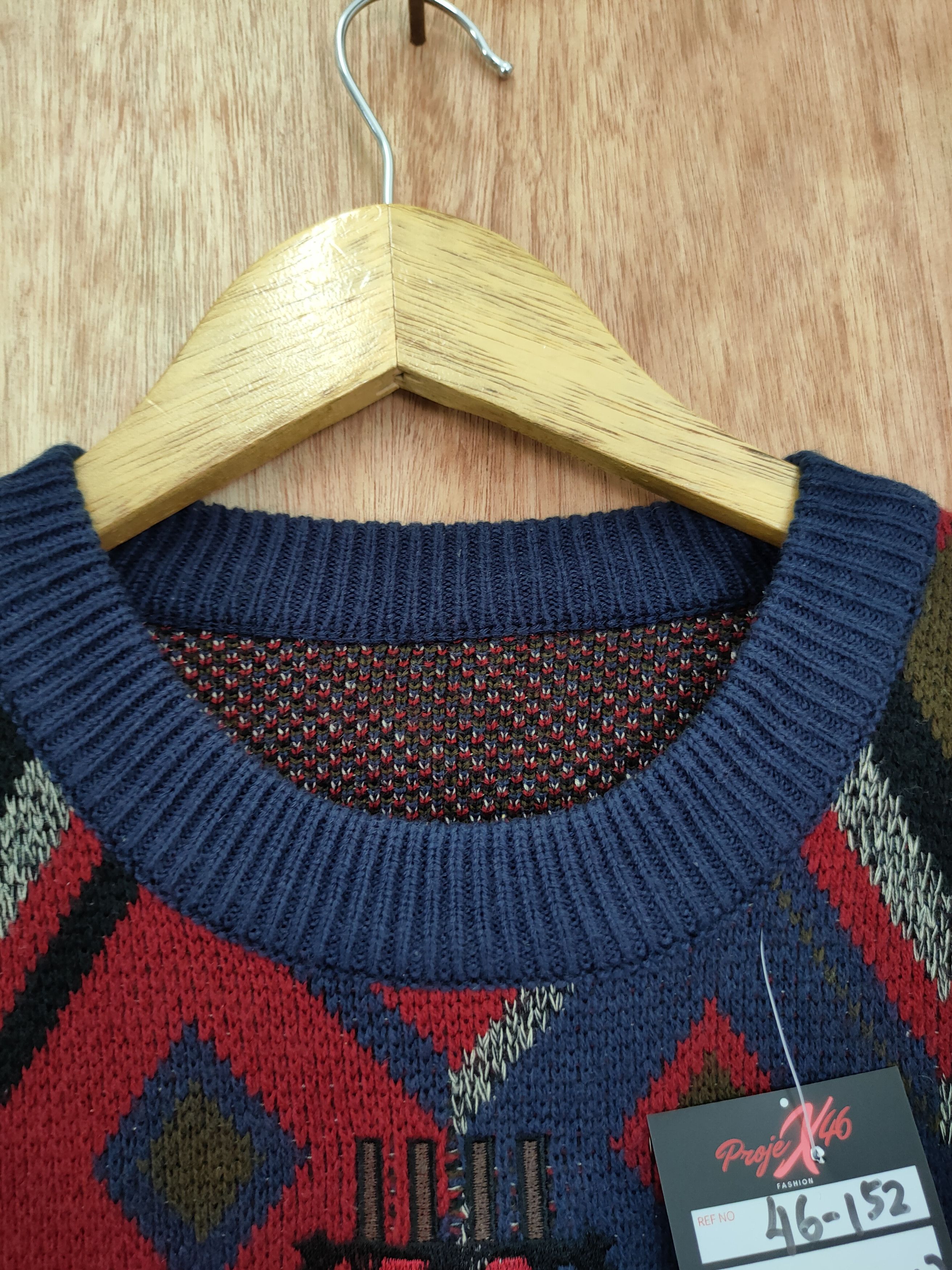 Vintage DL Japan art knitwear sweatshirt navajo vintage #46-152 Size US S / EU 44-46 / 1 - 6 Thumbnail
