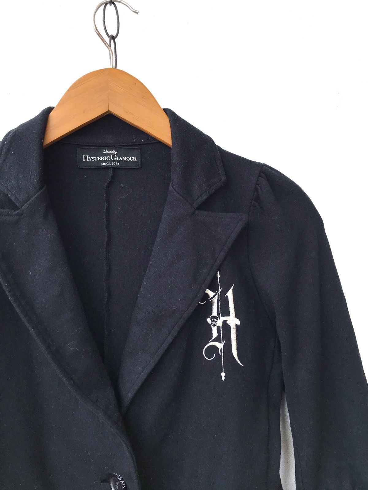 Hysteric Glamour Japan Made Hysteric Glamour Embroidered Logo Crop Jacket Size XS / US 0-2 / IT 36-38 - 1 Thumbnail