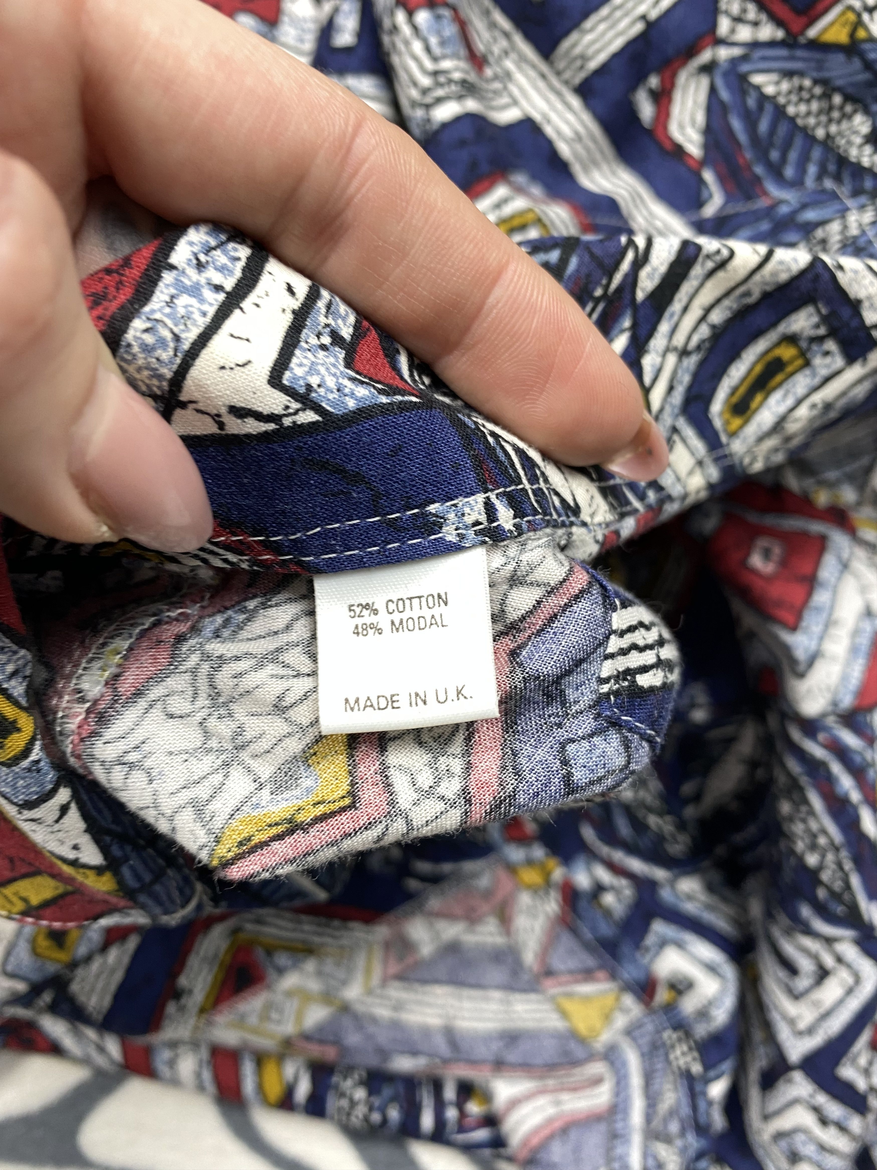 Ben Sherman Ben Sherman Vintage Hawaiian Shirt Full Printed Size US L / EU 52-54 / 3 - 7 Thumbnail