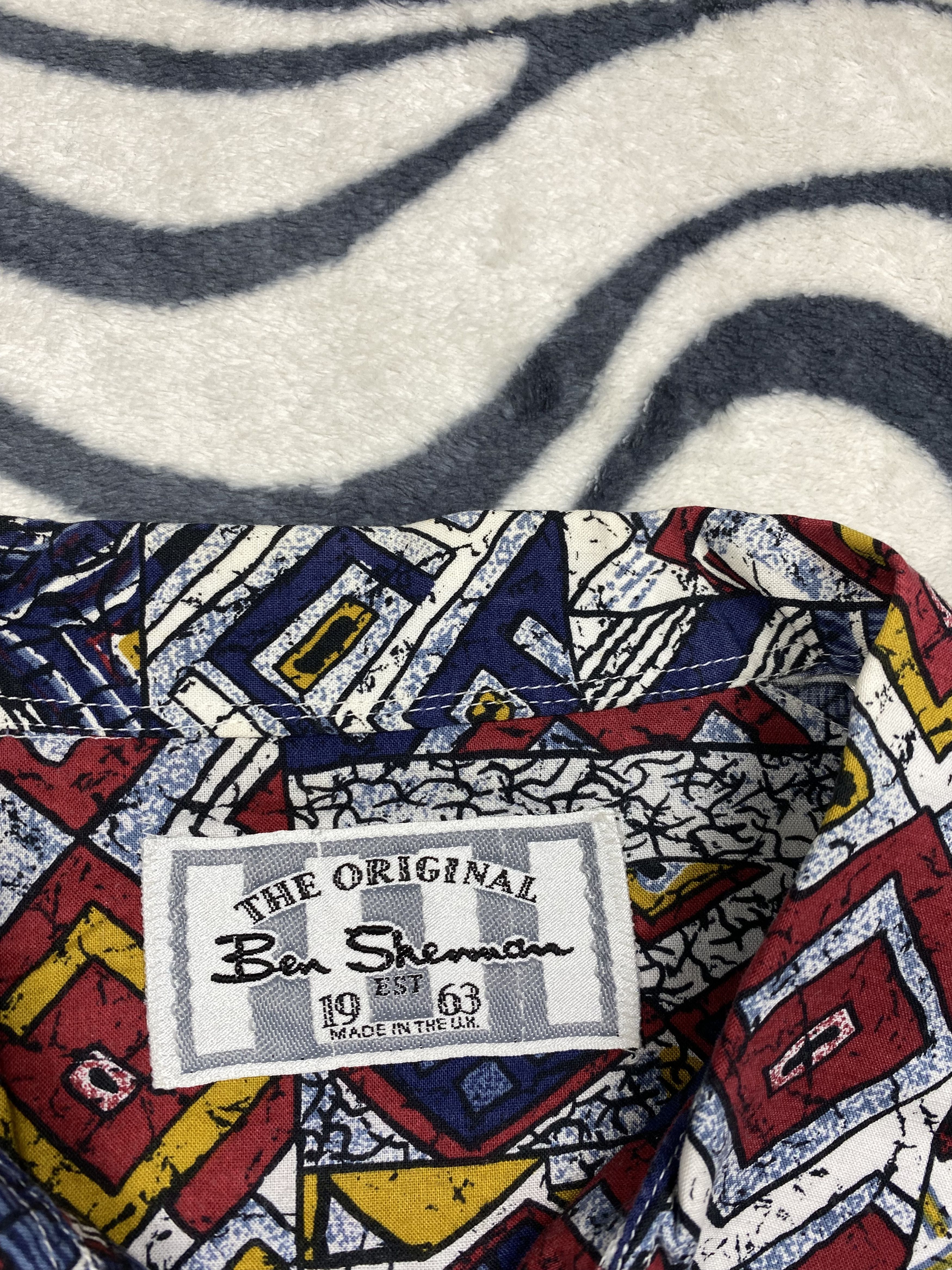 Ben Sherman Ben Sherman Vintage Hawaiian Shirt Full Printed Size US L / EU 52-54 / 3 - 4 Thumbnail