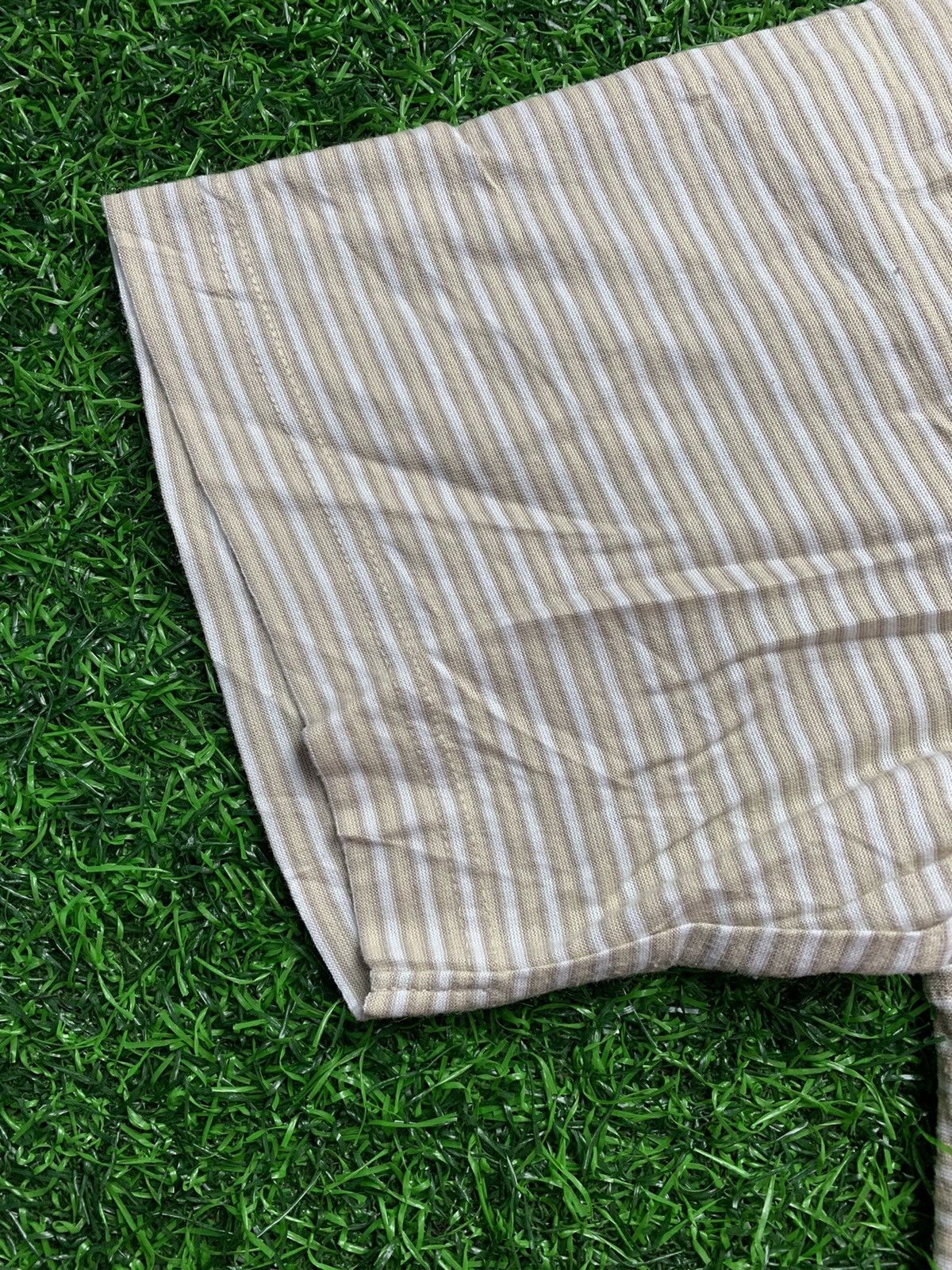 Burberry Unisex Authentic Burberry Polo Tee Striped Classic Prorsum Size L / US 10 / IT 46 - 7 Thumbnail