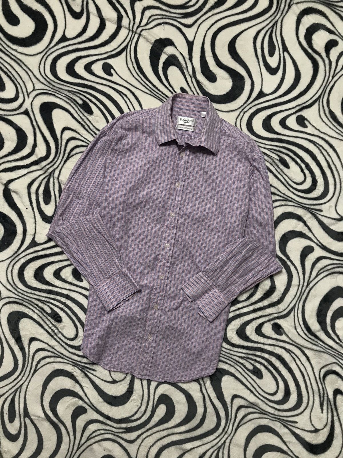 Vintage × Yves Saint Laurent Yves Saint Laurent vintage mens shirt Size US L / EU 52-54 / 3 - 1 Thumbnail