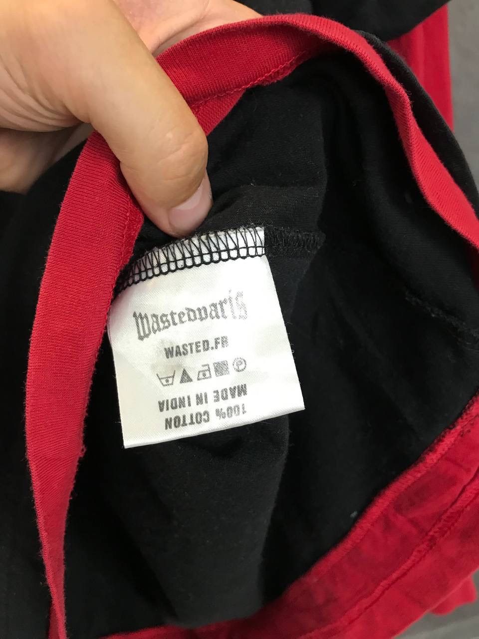 Wasted Paris Wasted Paris overprinted longsleeve hoodie Size US L / EU 52-54 / 3 - 7 Thumbnail
