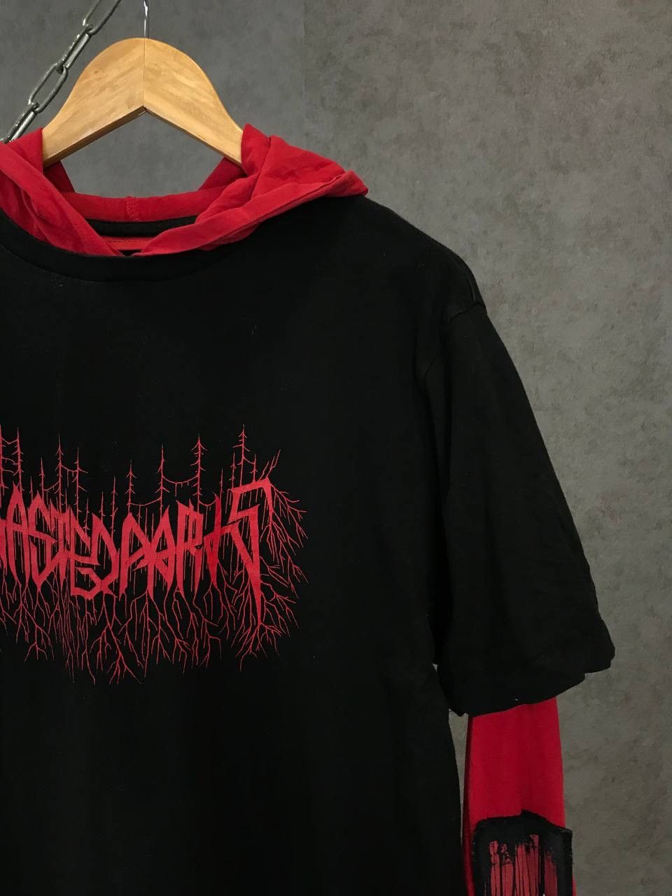 Wasted Paris Wasted Paris overprinted longsleeve hoodie Size US L / EU 52-54 / 3 - 2 Thumbnail