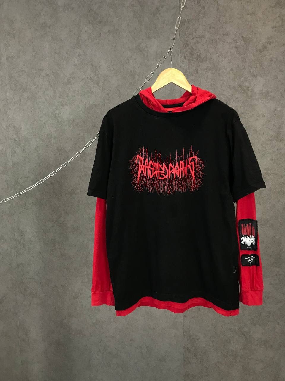 Wasted Paris Wasted Paris overprinted longsleeve hoodie Size US L / EU 52-54 / 3 - 1 Thumbnail