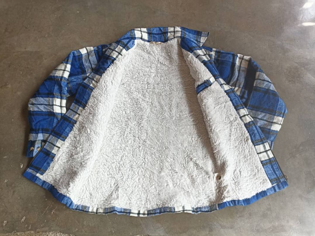 Japanese Brand × Vintage Vintage Pleasant Sherpa Flannel Jacket Size US L / EU 52-54 / 3 - 9 Thumbnail