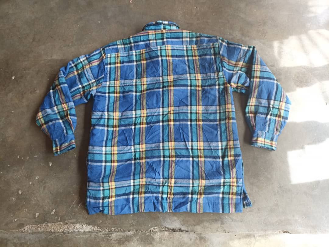 Japanese Brand × Vintage Vintage Pleasant Sherpa Flannel Jacket Size US L / EU 52-54 / 3 - 4 Thumbnail