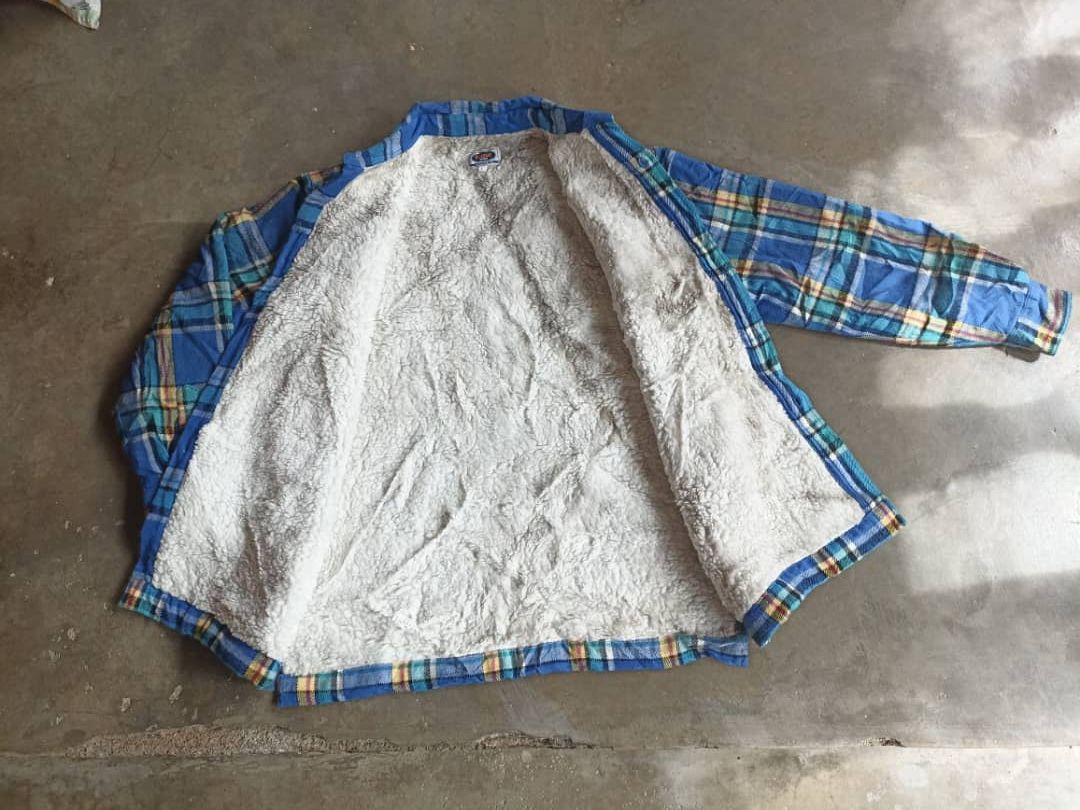 Japanese Brand × Vintage Vintage Pleasant Sherpa Flannel Jacket Size US L / EU 52-54 / 3 - 7 Thumbnail