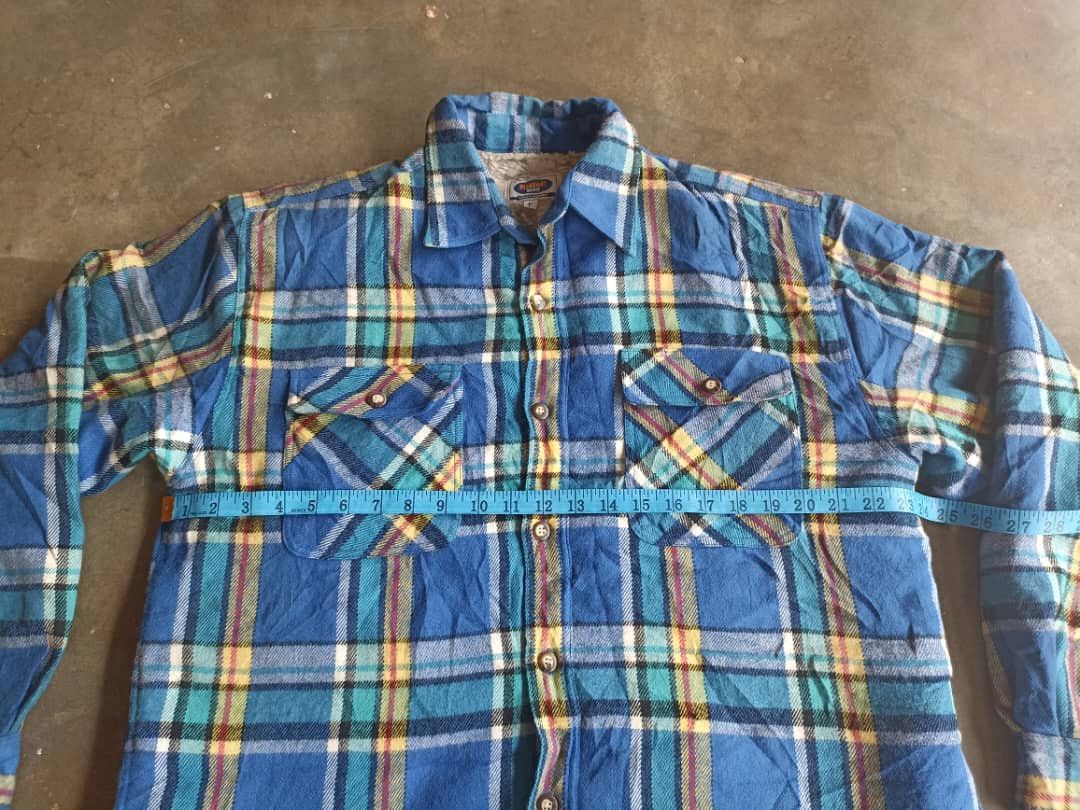 Japanese Brand × Vintage Vintage Pleasant Sherpa Flannel Jacket Size US L / EU 52-54 / 3 - 13 Thumbnail